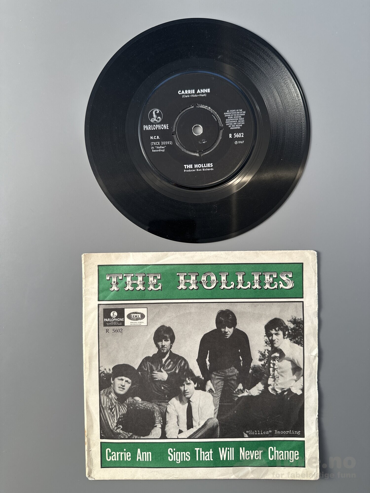 Singel - The Hollies - Carrie Ann, bilde 2