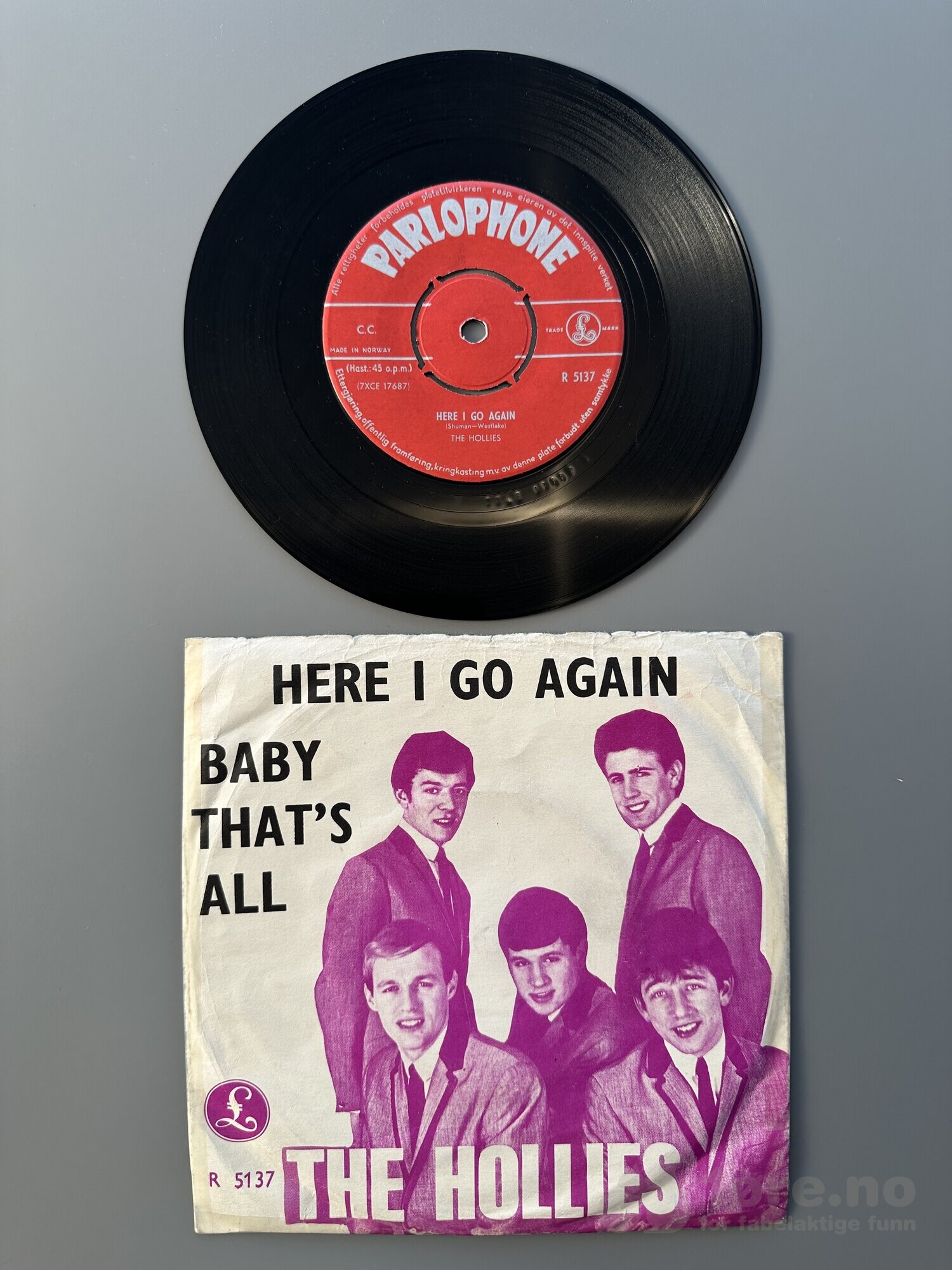 Singel - The Hollies - Here I Go Again, bilde 2