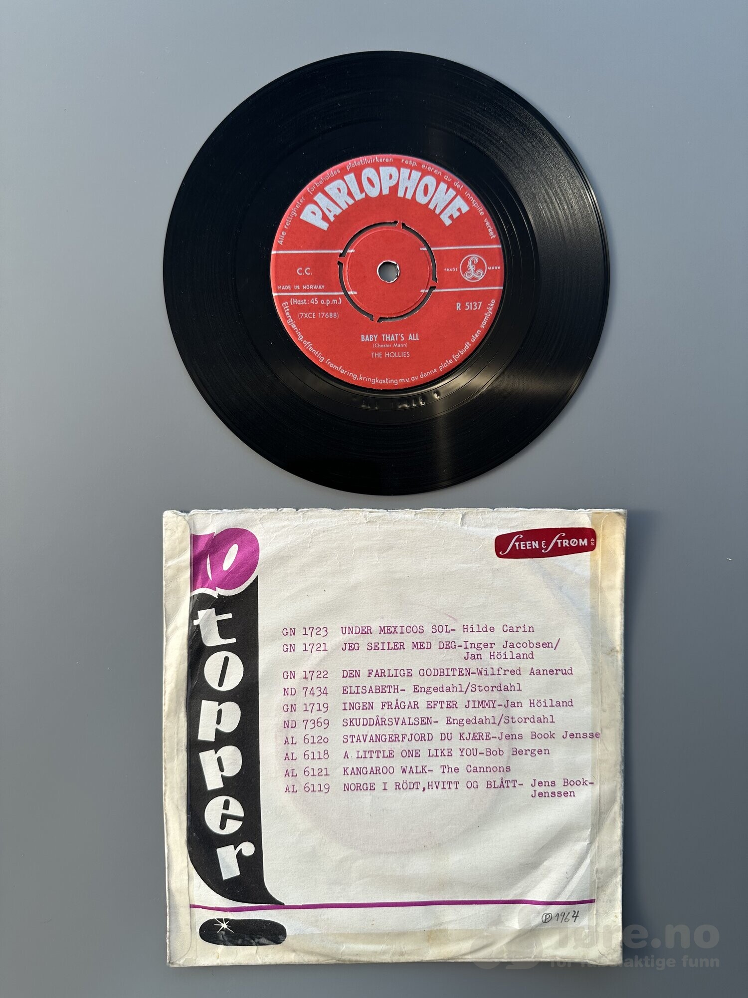 Singel - The Hollies - Here I Go Again, bilde 3