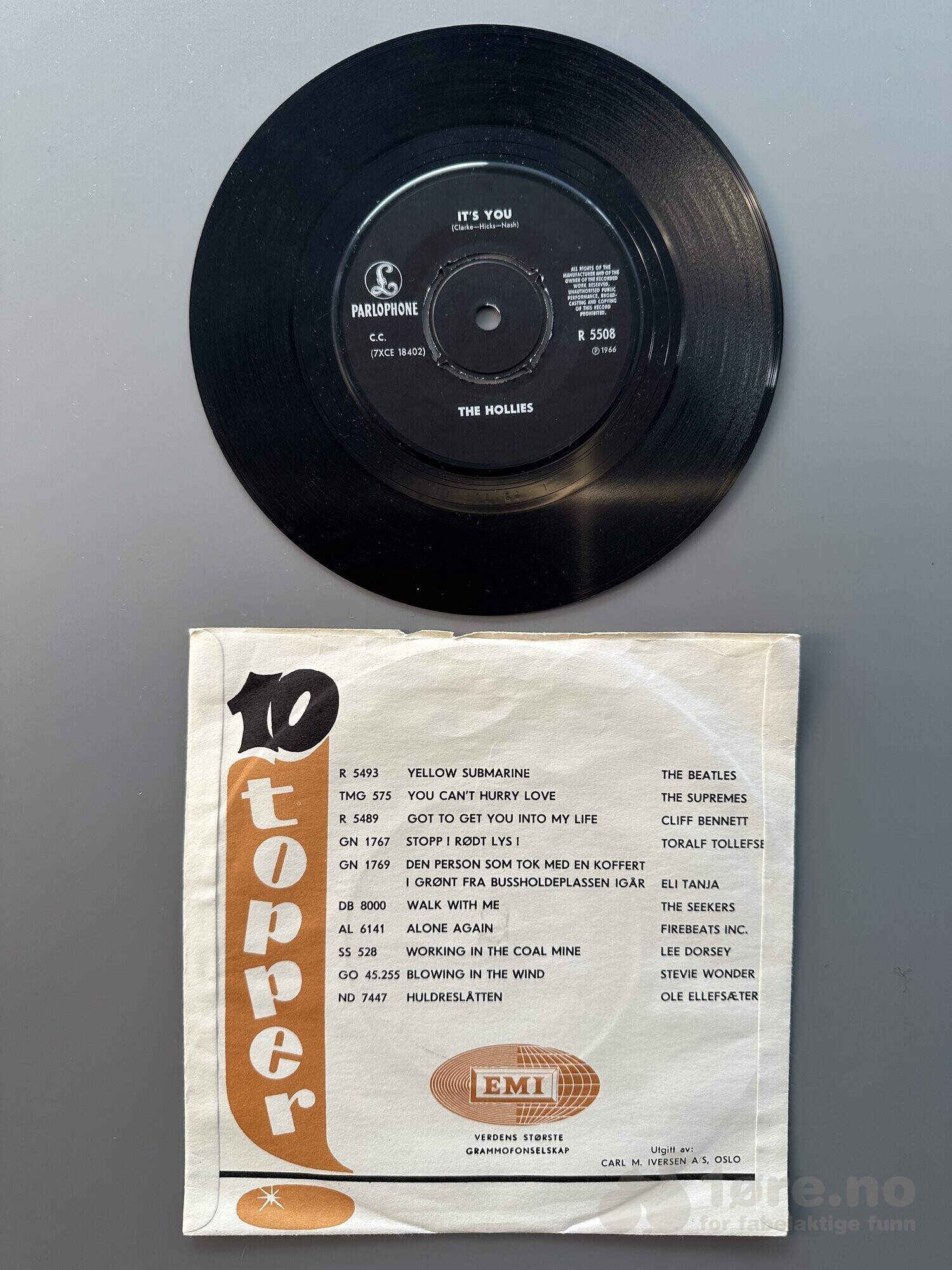 Singel - The Hollies - Stop stop stop, bilde 3