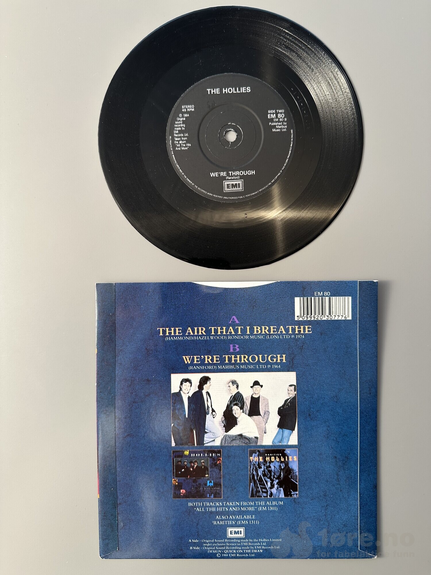 Singel - The Hollies - The air that i breathe, bilde 3