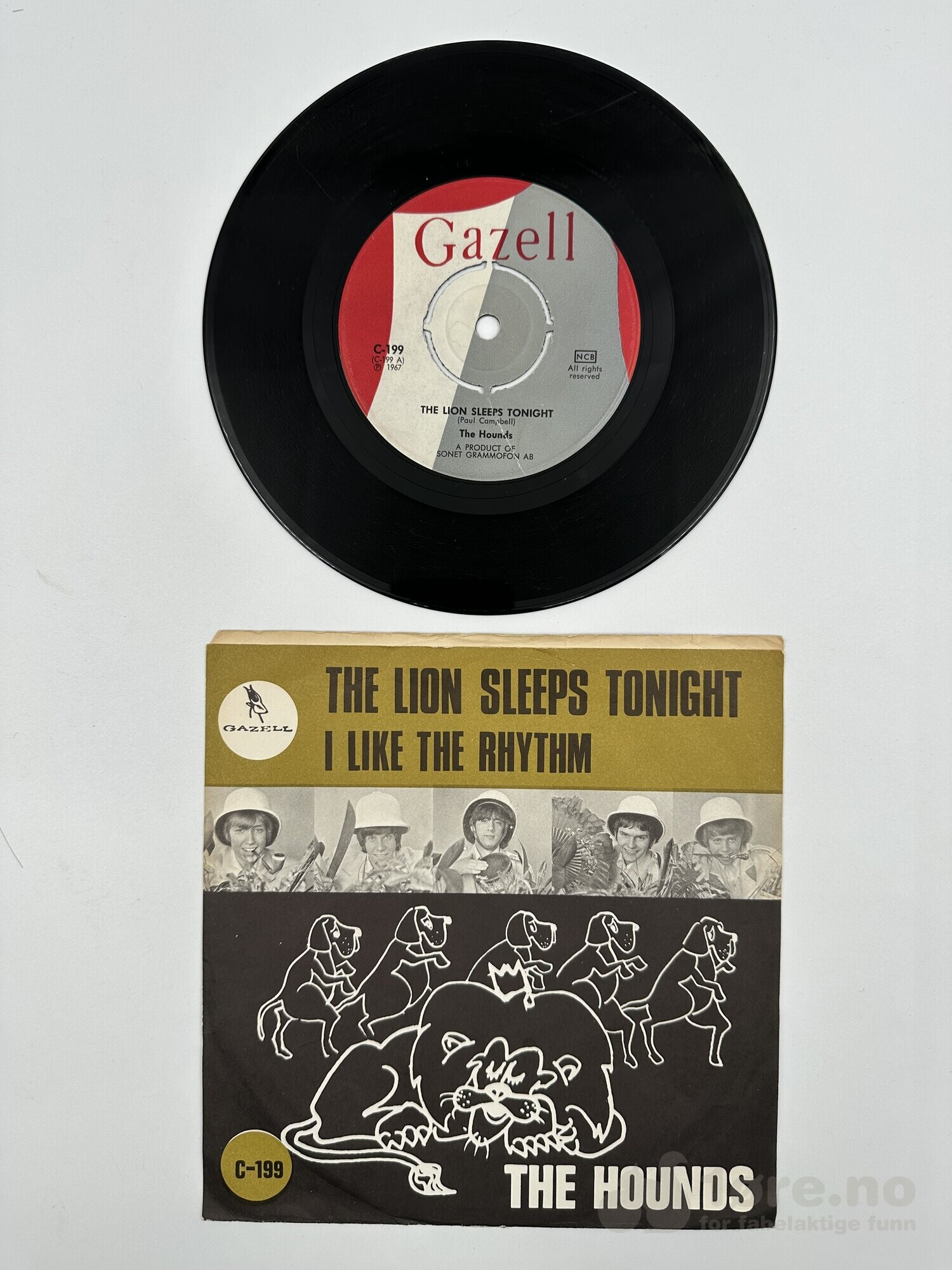 Singel - The Hounds – The lion sleeps tonight, bilde 2