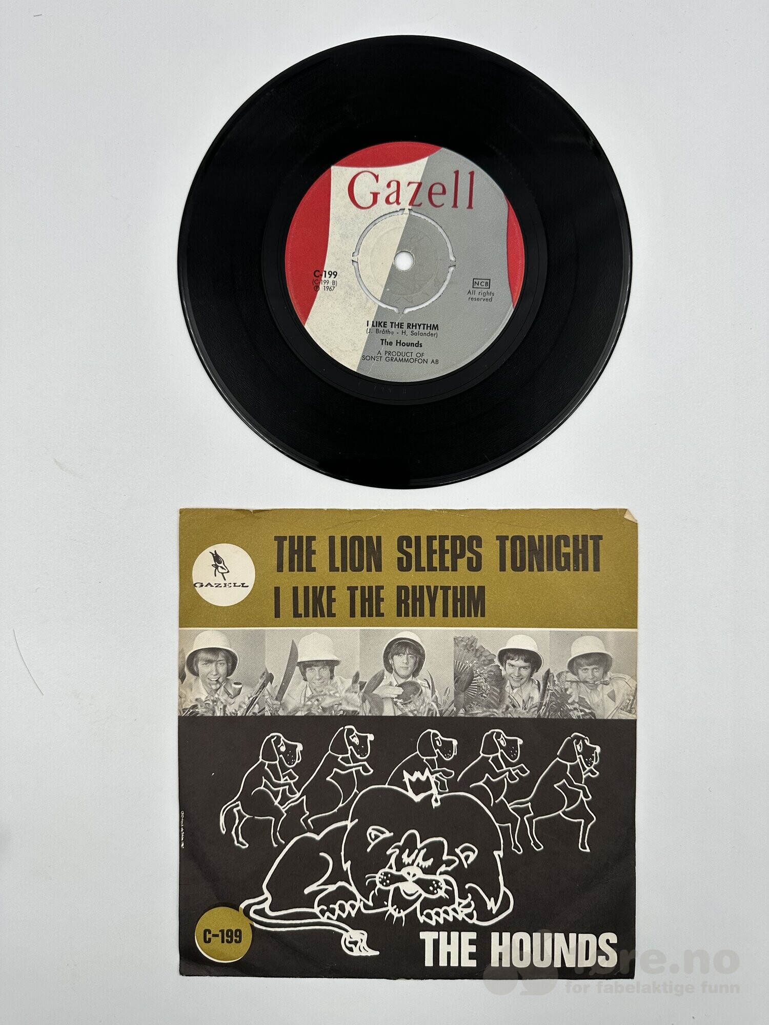Singel - The Hounds – The lion sleeps tonight, bilde 3