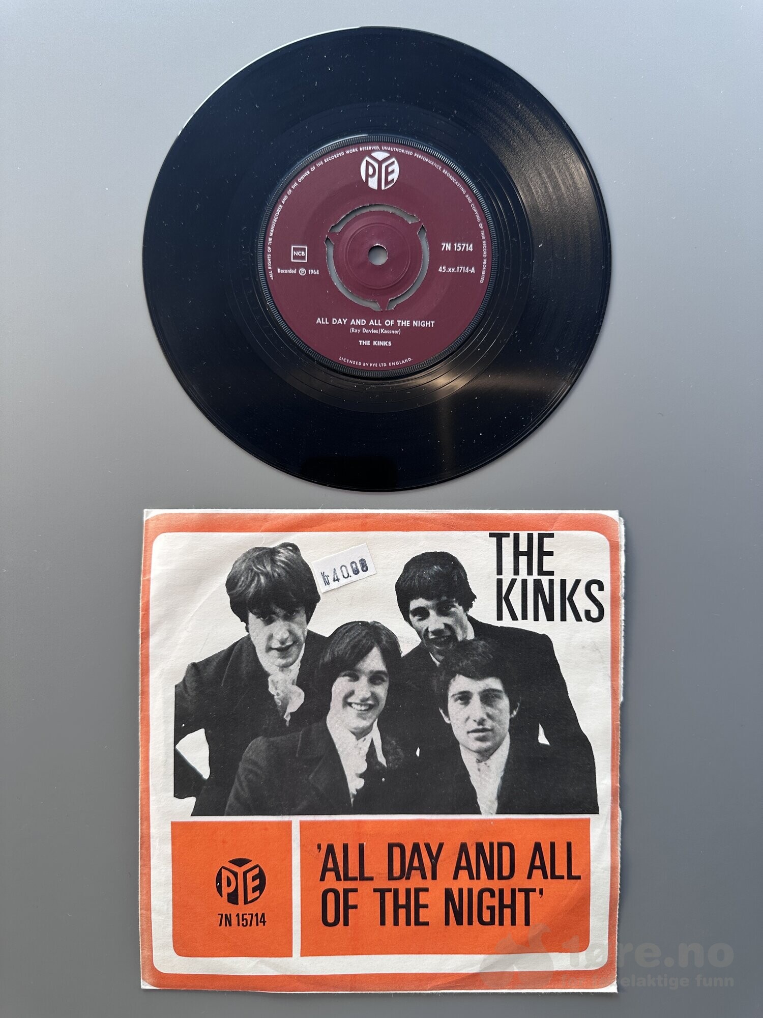 Singel - The Kinks - All day and all of the night, bilde 2