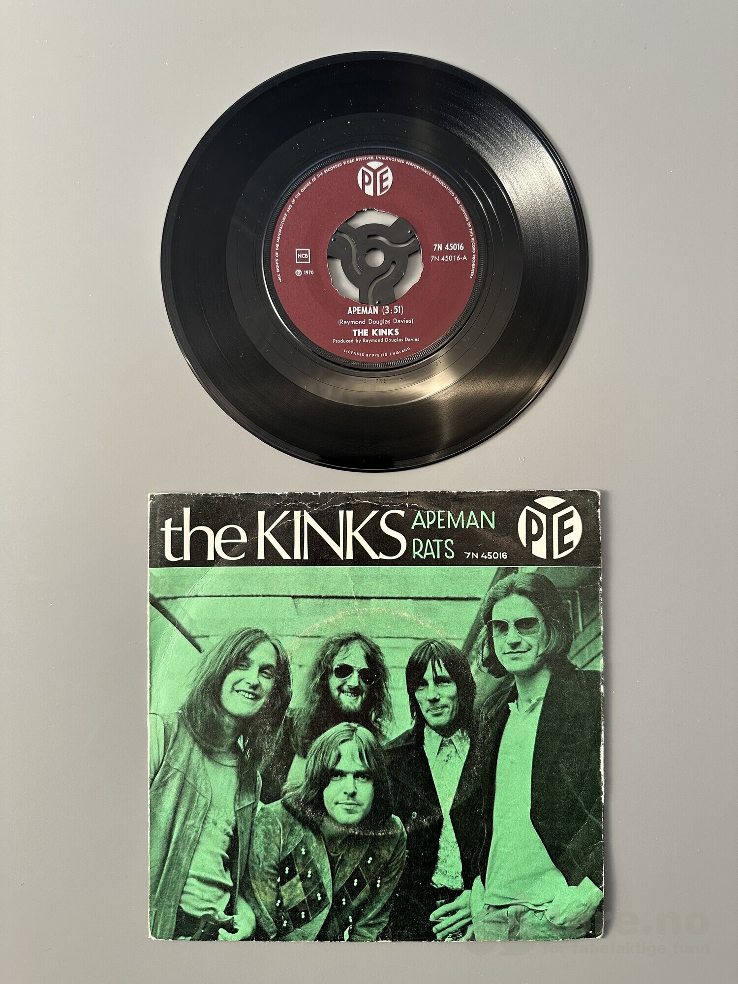 Singel - The Kinks - Apeman, bilde 2