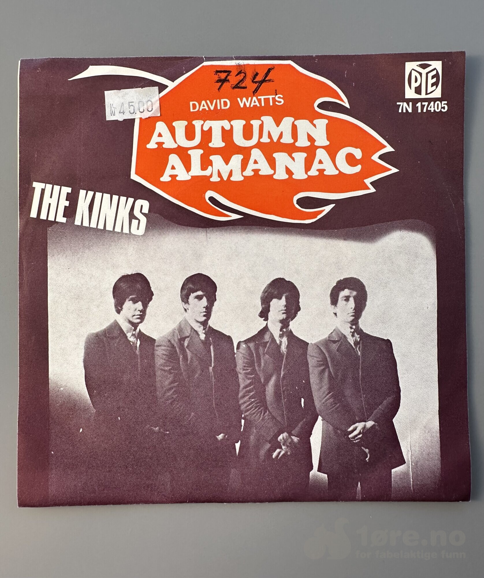 Singel - The Kinks - Autumn Almanac