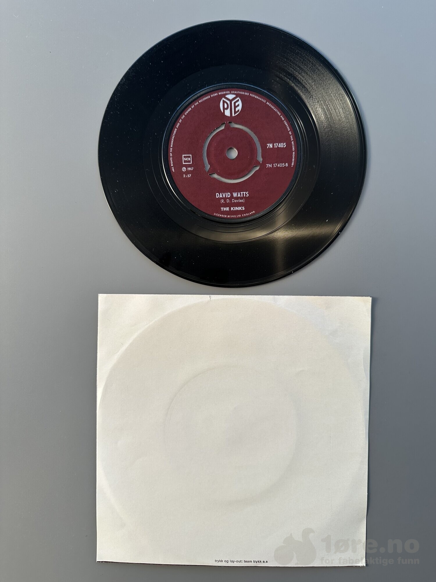 Singel - The Kinks - Autumn Almanac, bilde 3