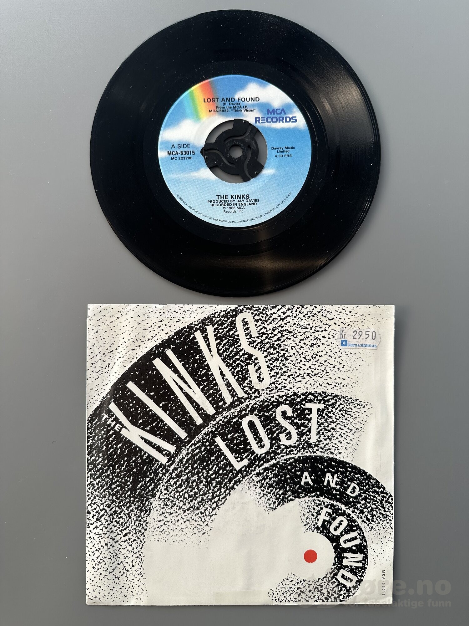 Singel - The Kinks - Lost and Found, bilde 2