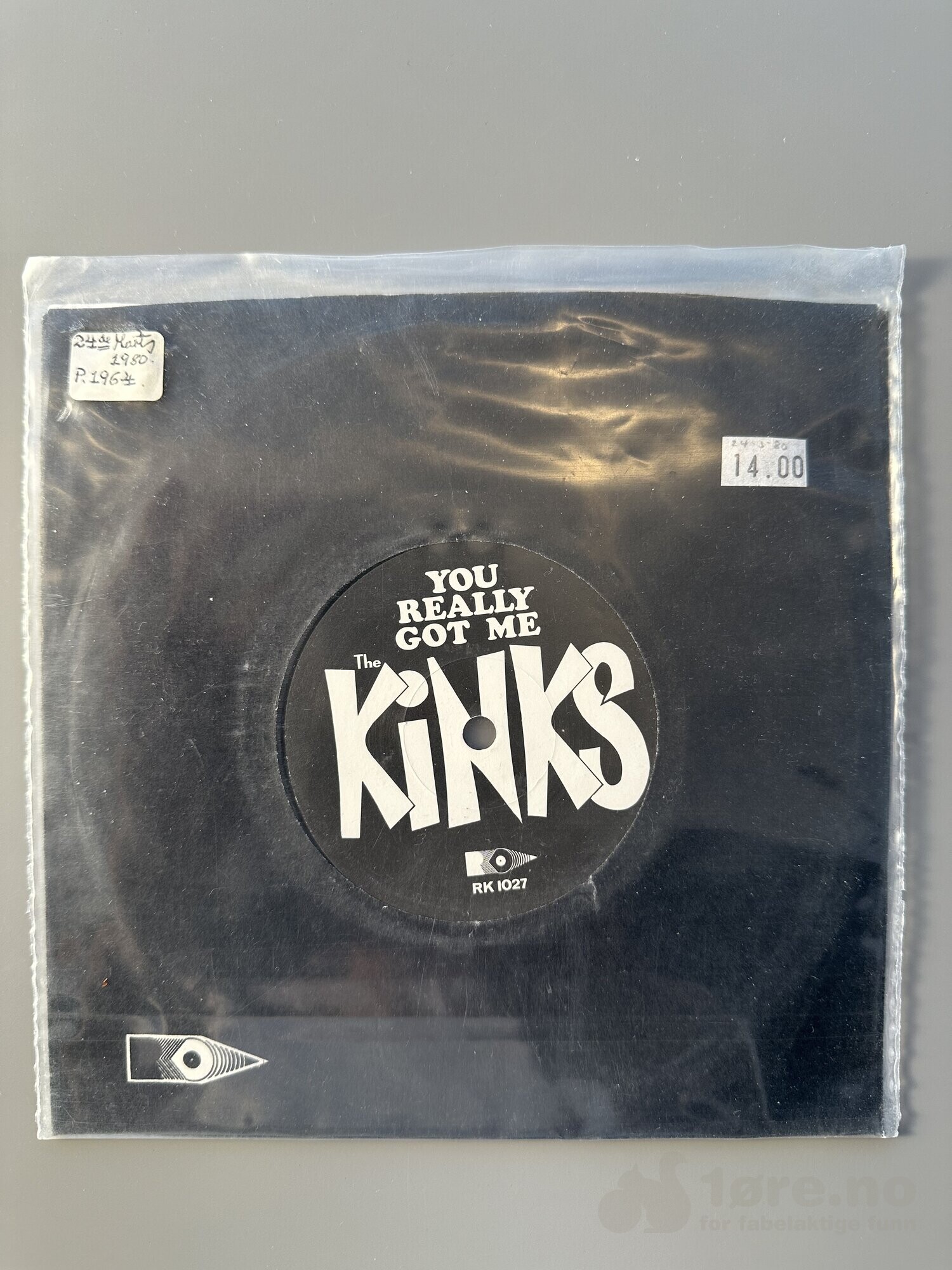 Singel- The Kinks- You really got me
