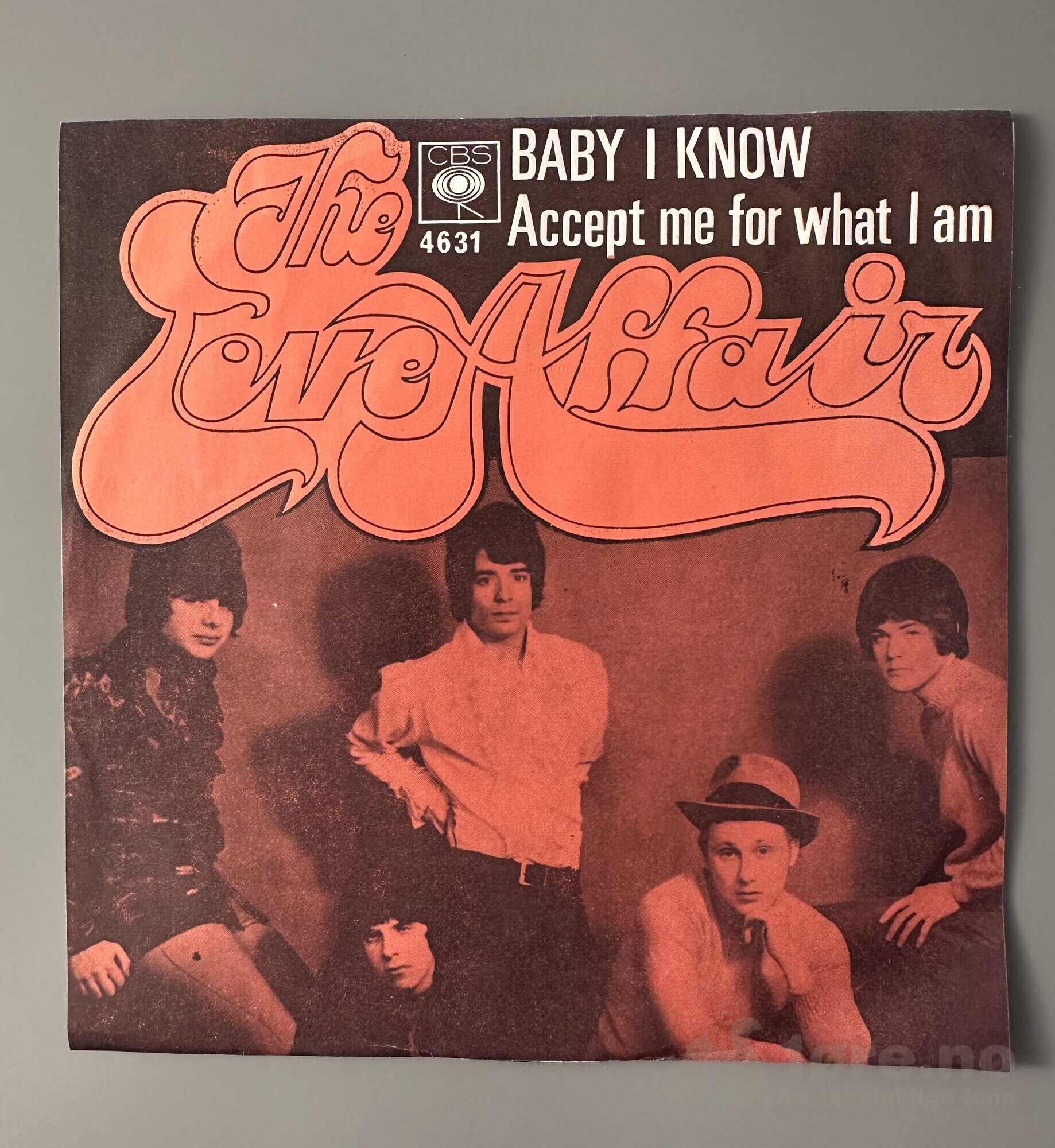 Singel - The Love Affair - Baby I Know