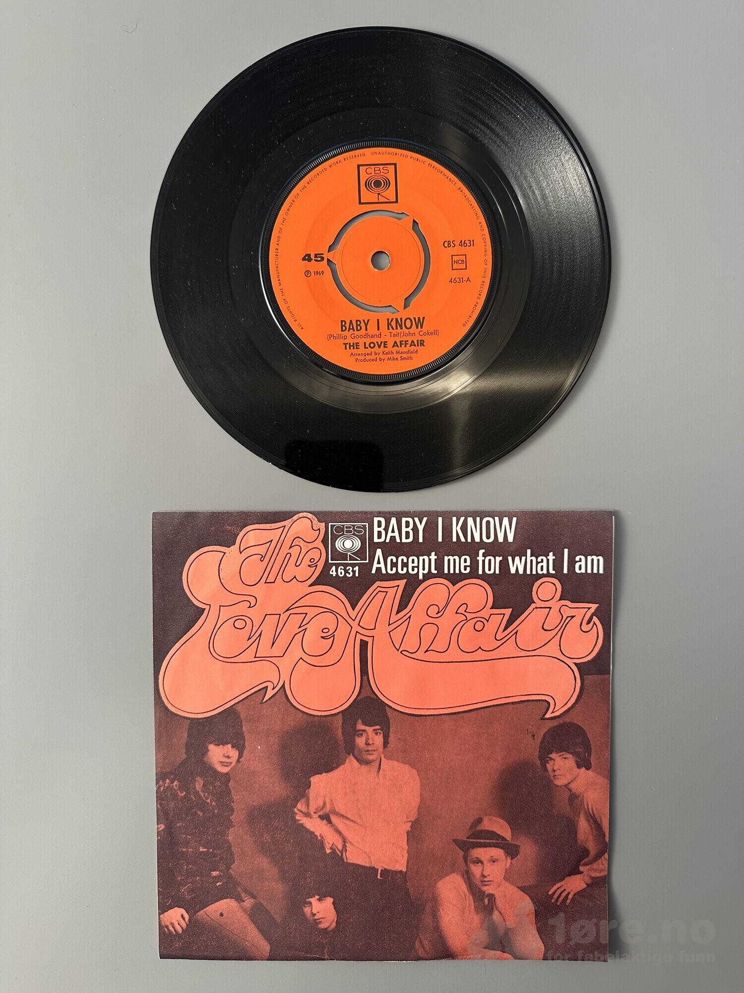 Singel - The Love Affair - Baby I Know, bilde 2