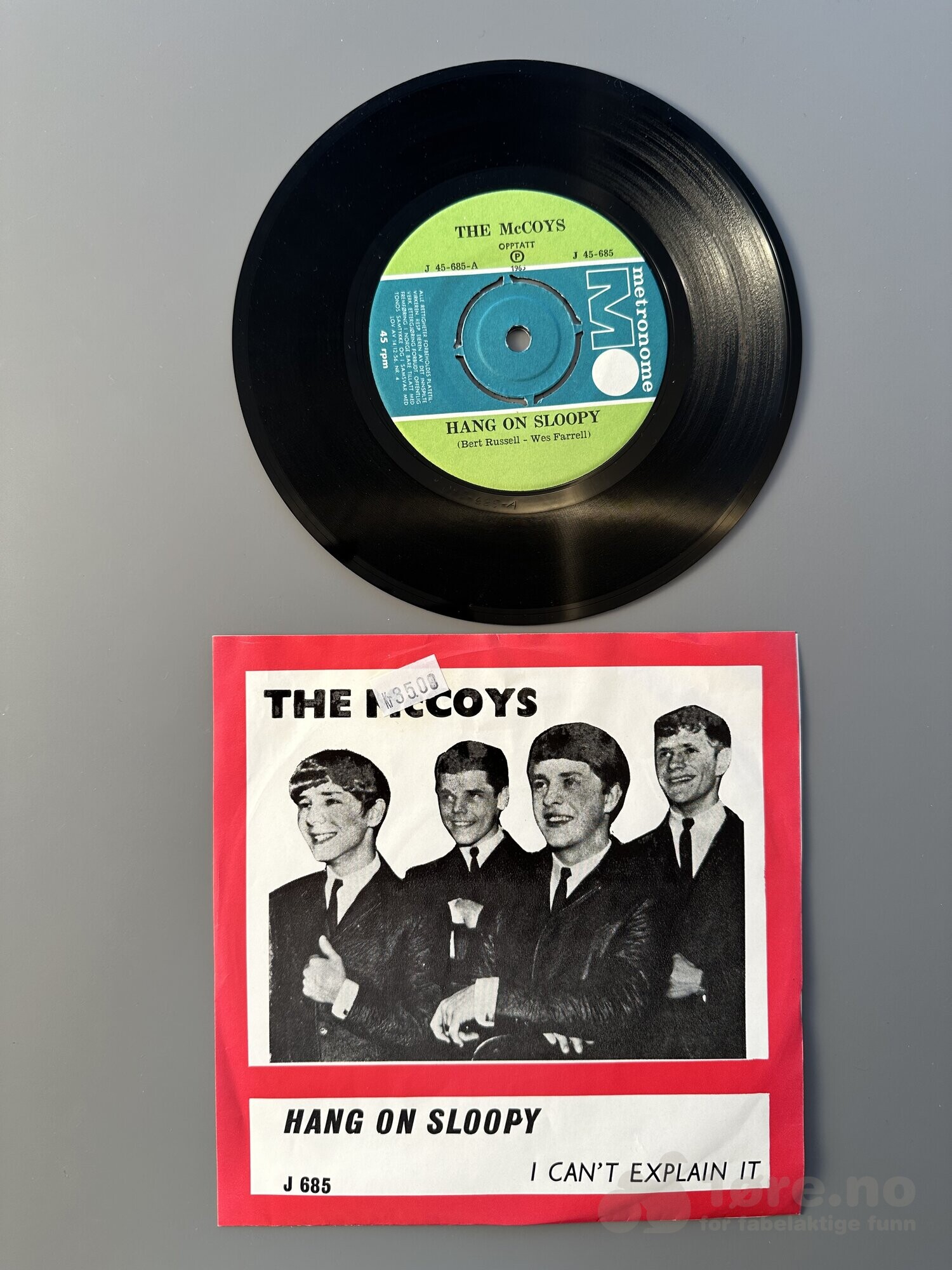 Singel – The McCoys - Hang on sloppy, bilde 2