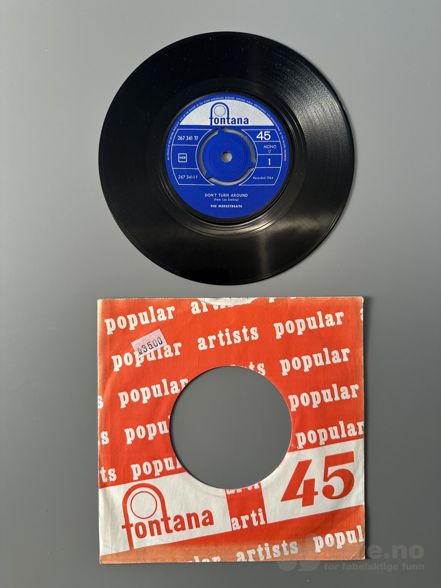 Singel - The Merseybeats - Don’t turn around, bilde 2