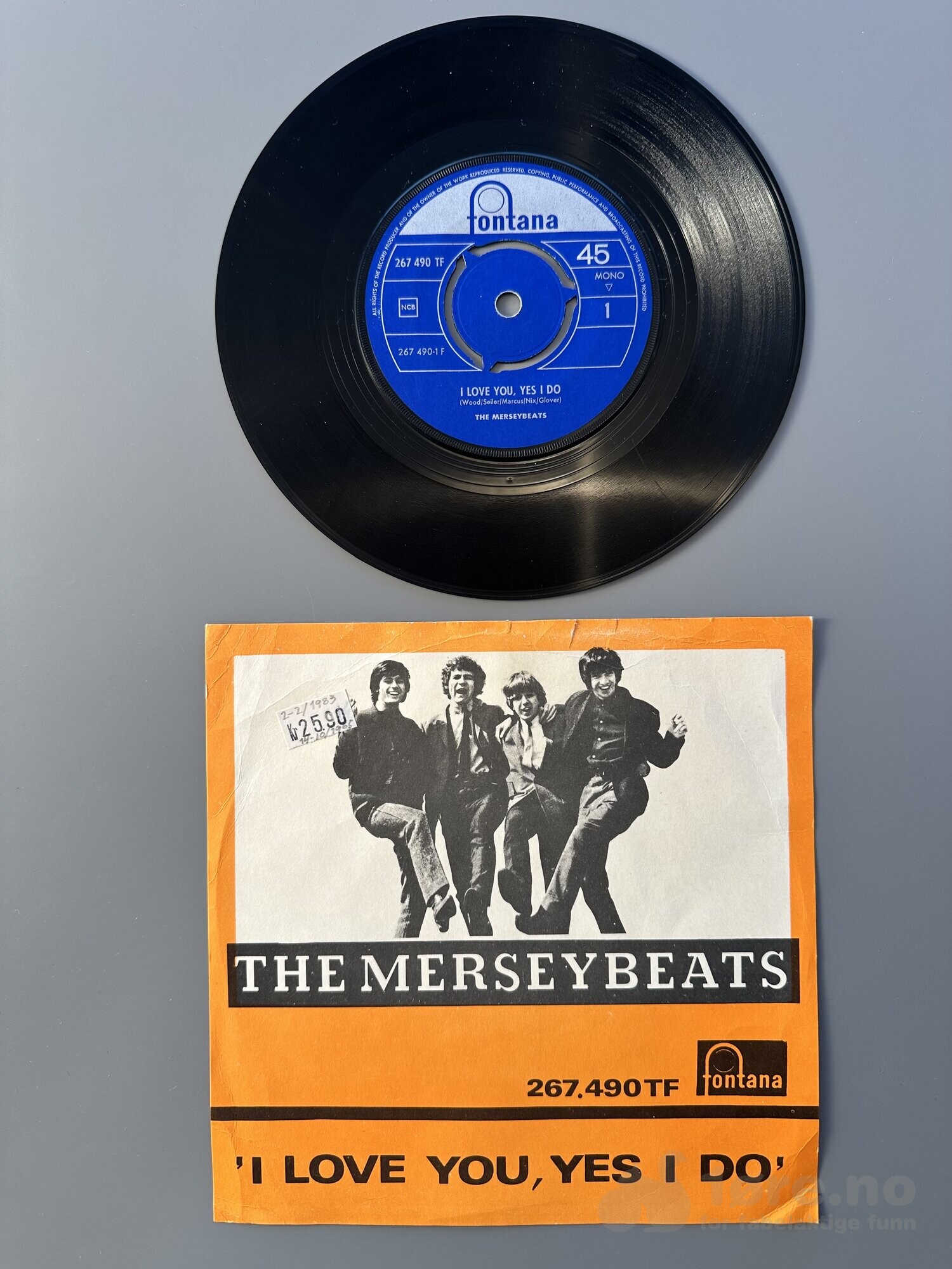 Singel – The Merseybeats – I love you, yes I do, bilde 2