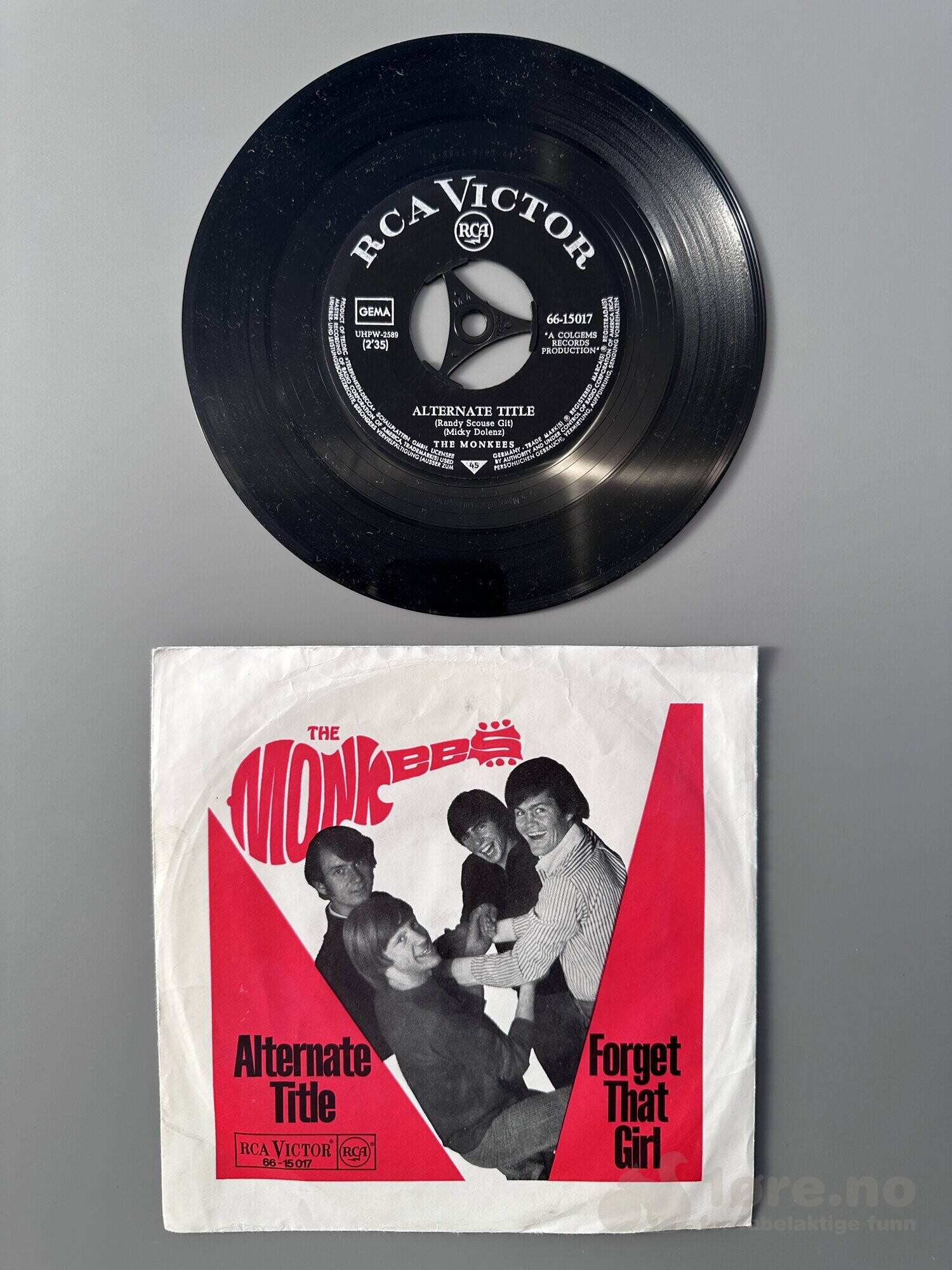 Singel - The Monkees- Alternate Title, bilde 2