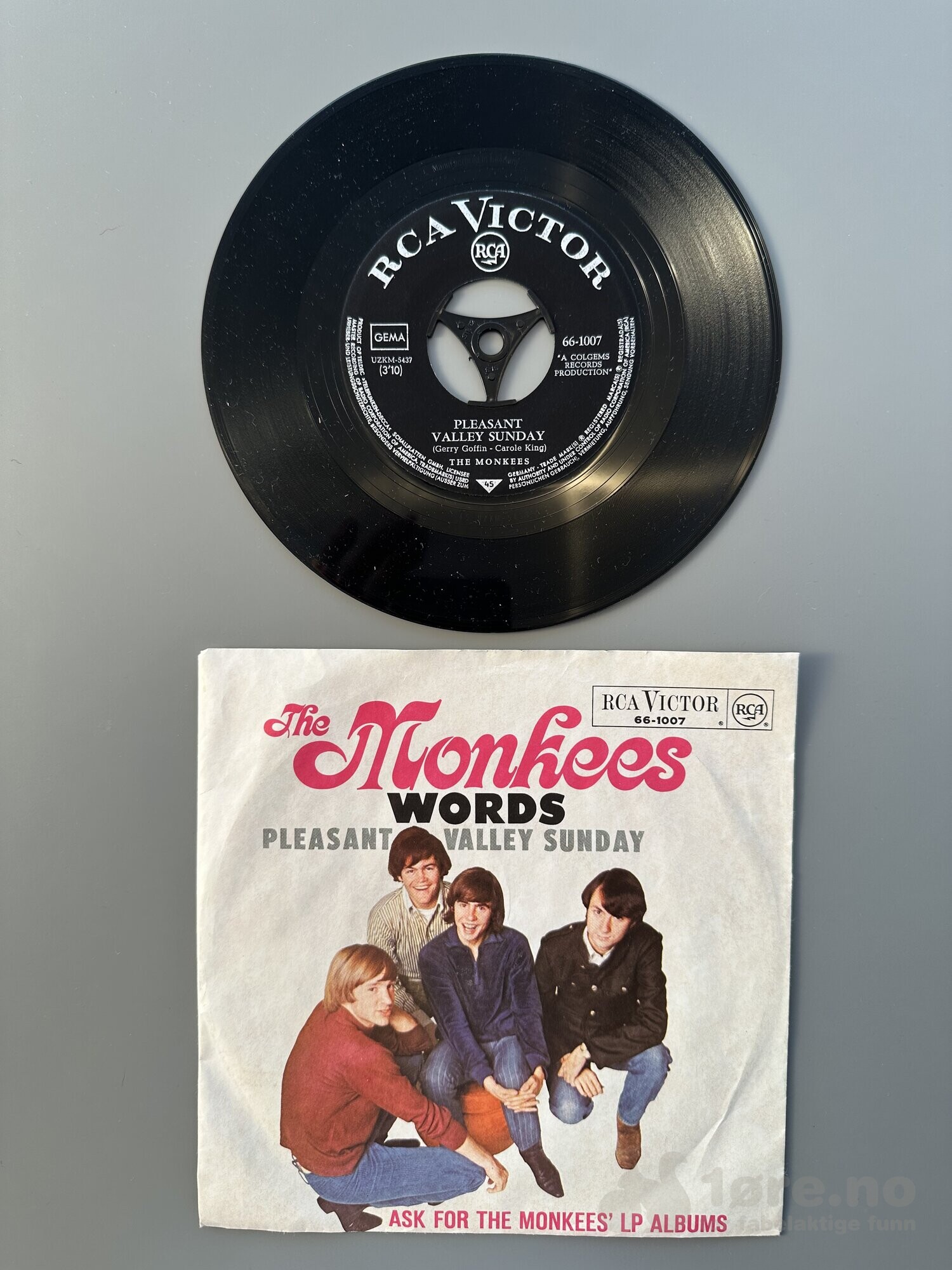 Singel-The Monkees- Words, bilde 3