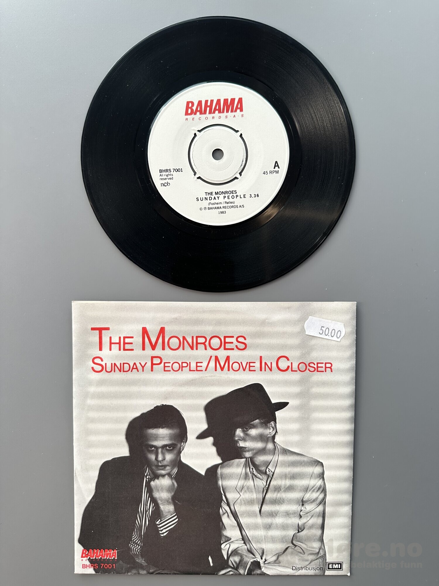 Singel - The Monroes - Sunday People, bilde 2