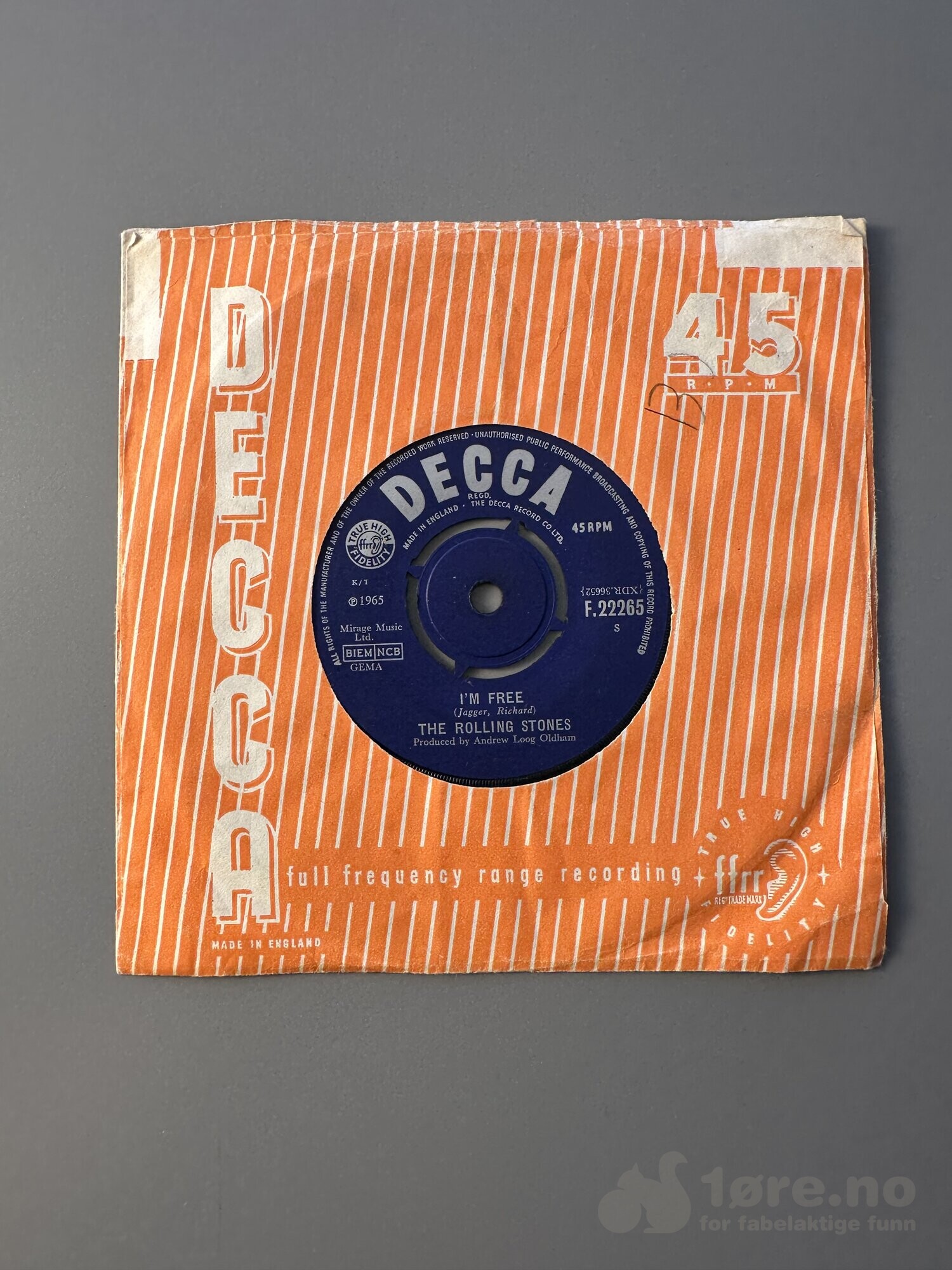Singel – The Rolling Stones  – Get off of my cloud