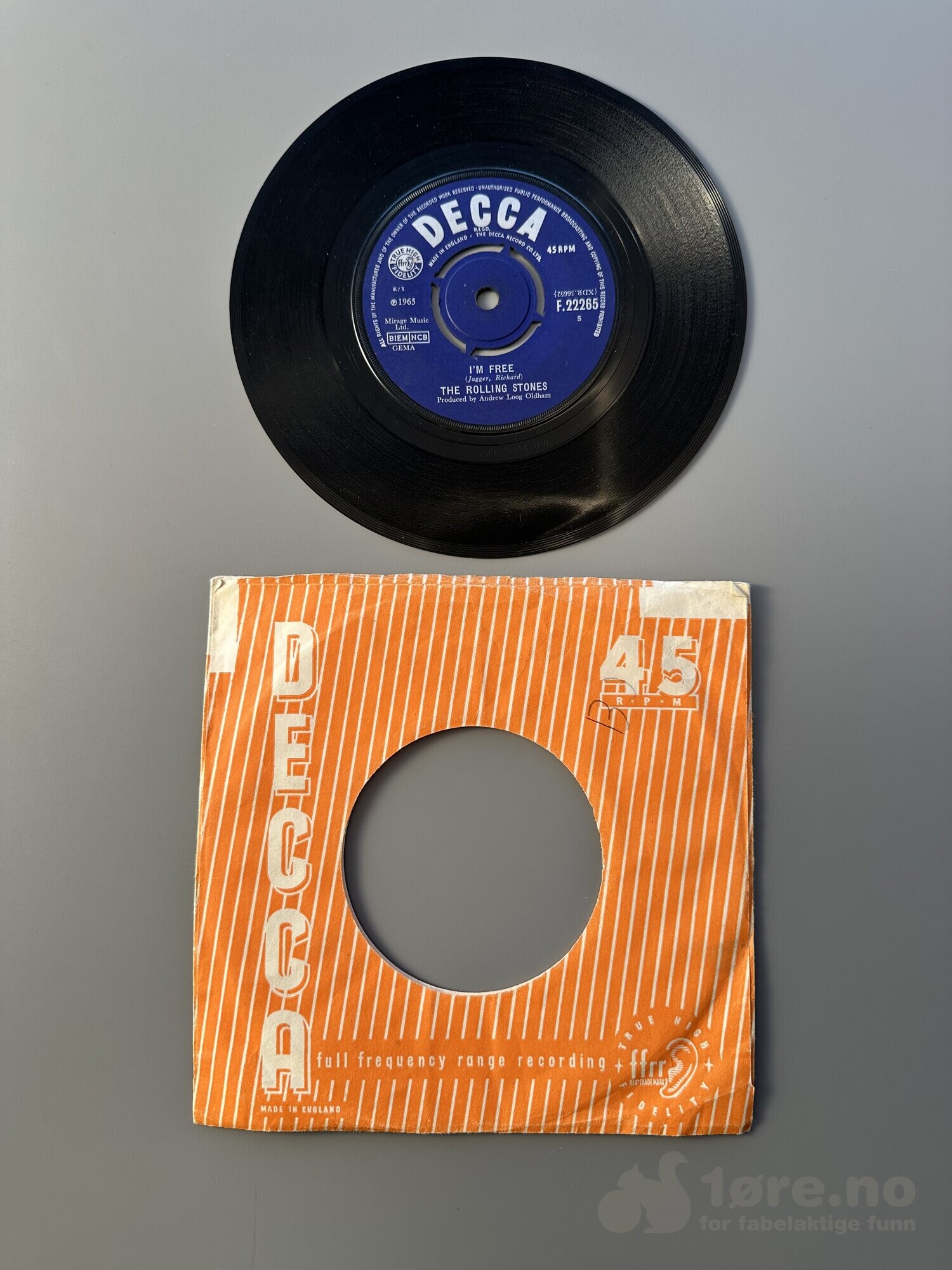 Singel – The Rolling Stones  – Get off of my cloud, bilde 2