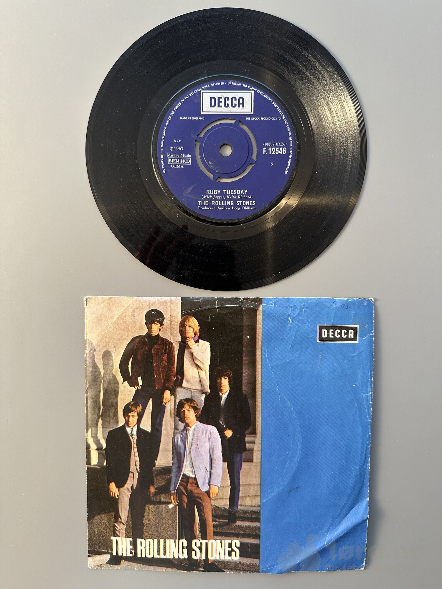 Singel-The Rolling Stones- Let’s spend the night together, bilde 3