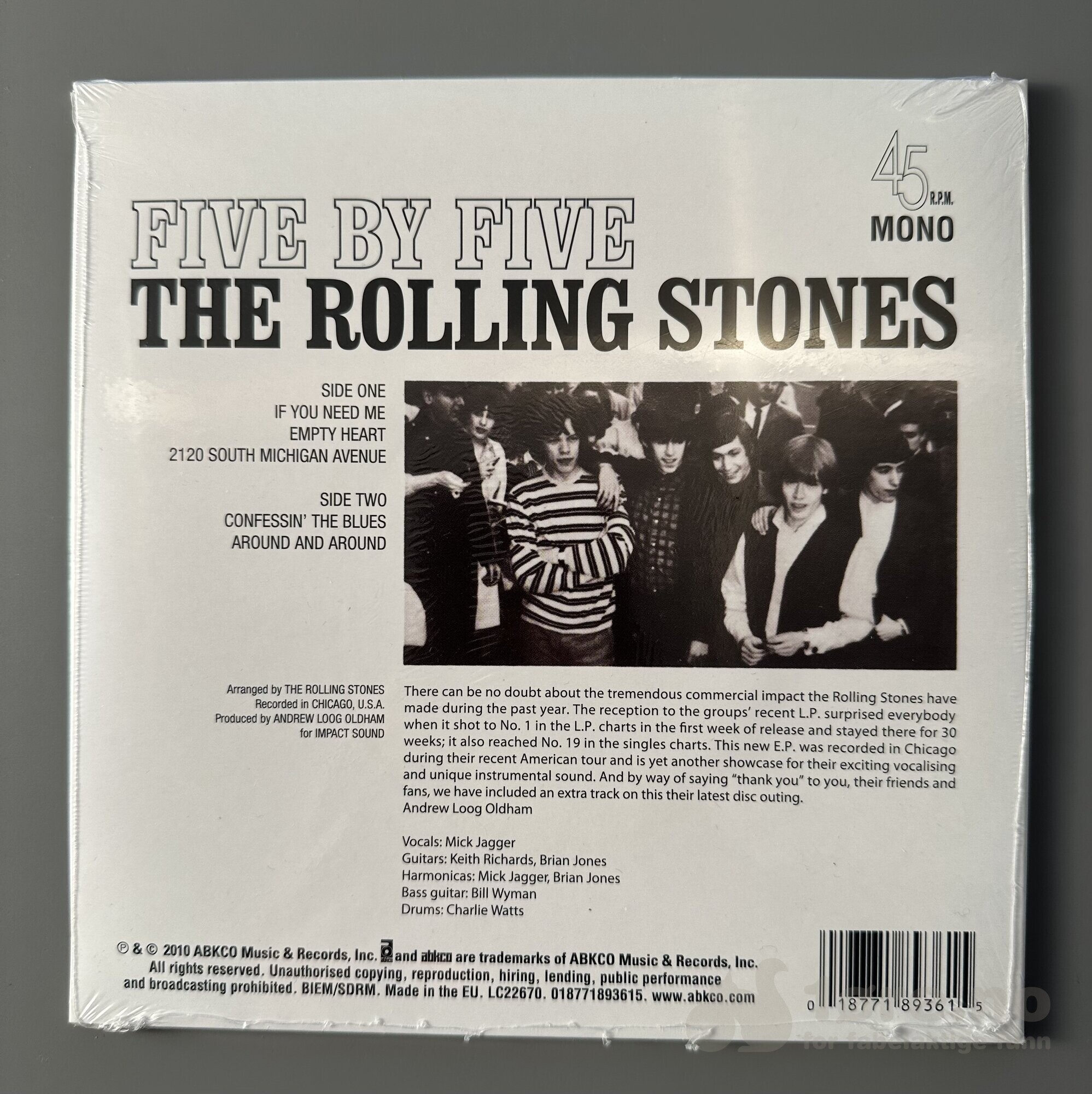 Singel - The Rollings Stones - Five by five, bilde 2