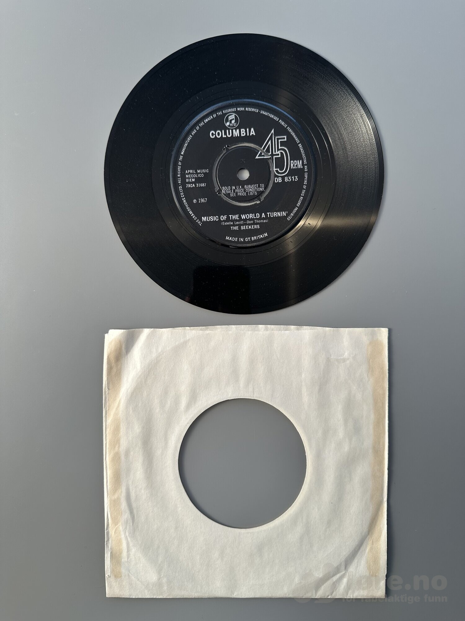 Singel - The Seekers - Music Of The World A Turnin’, bilde 3