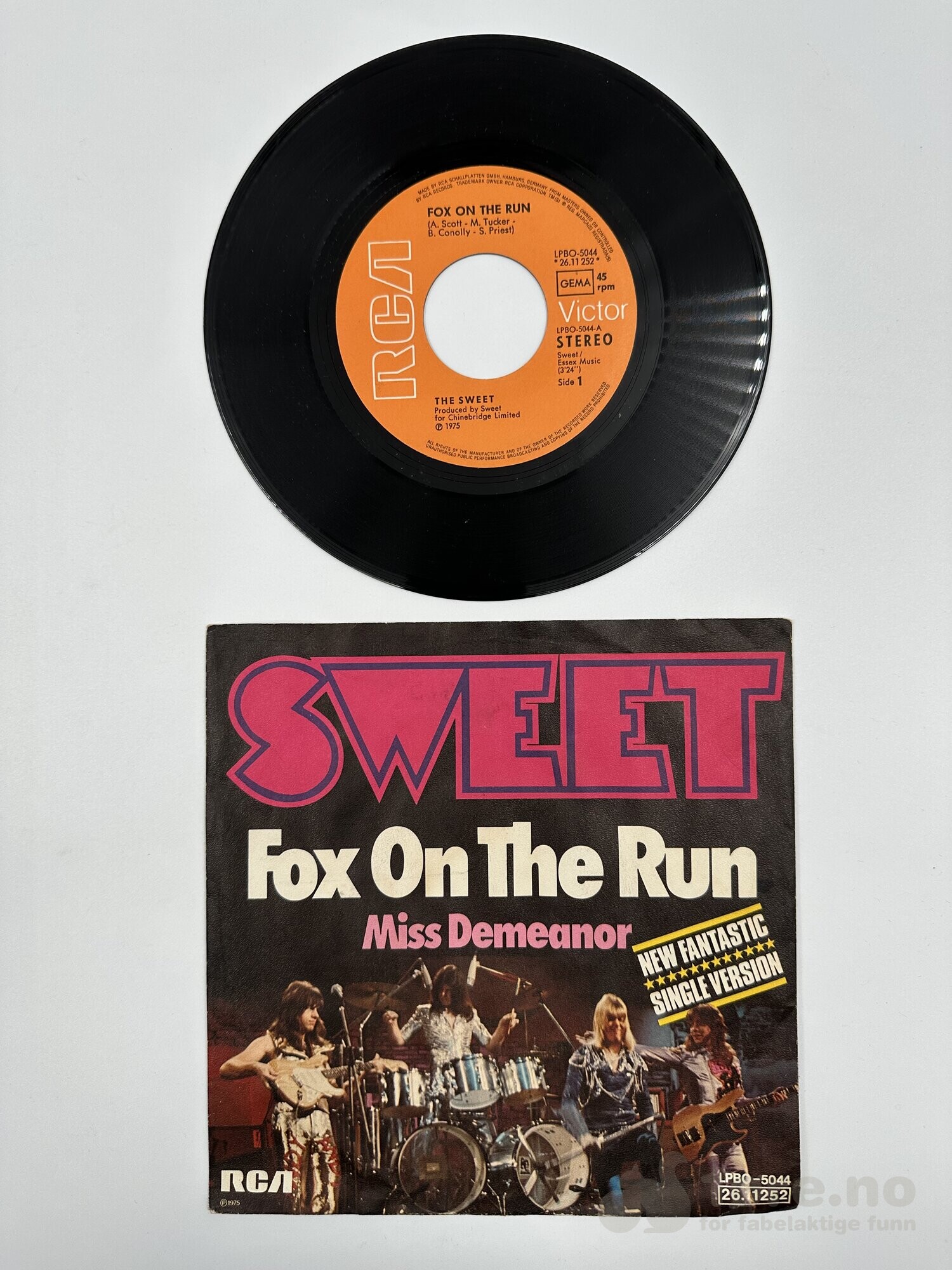 Singel - The Sweet – Fox on the run, bilde 2