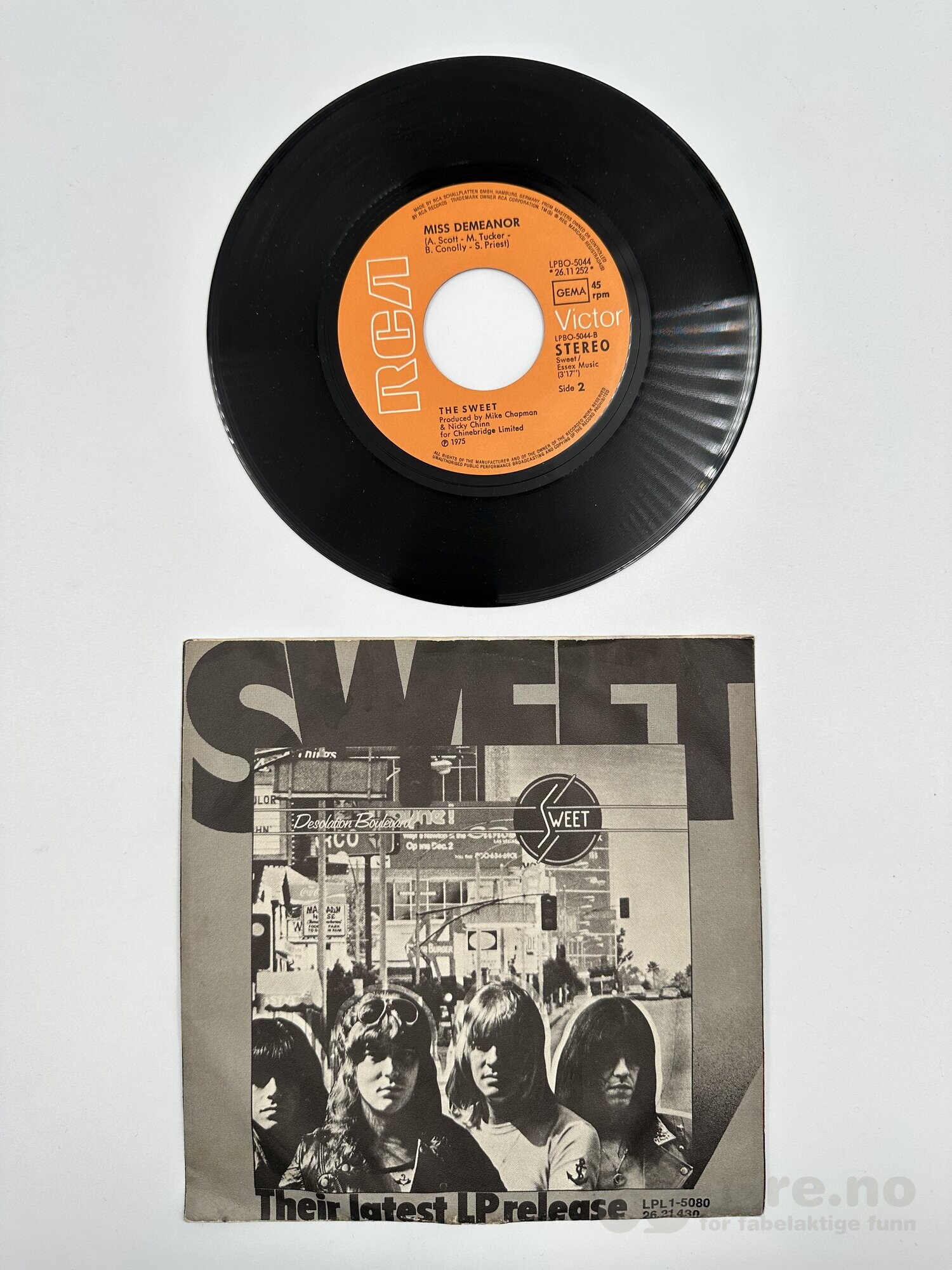 Singel - The Sweet – Fox on the run, bilde 3