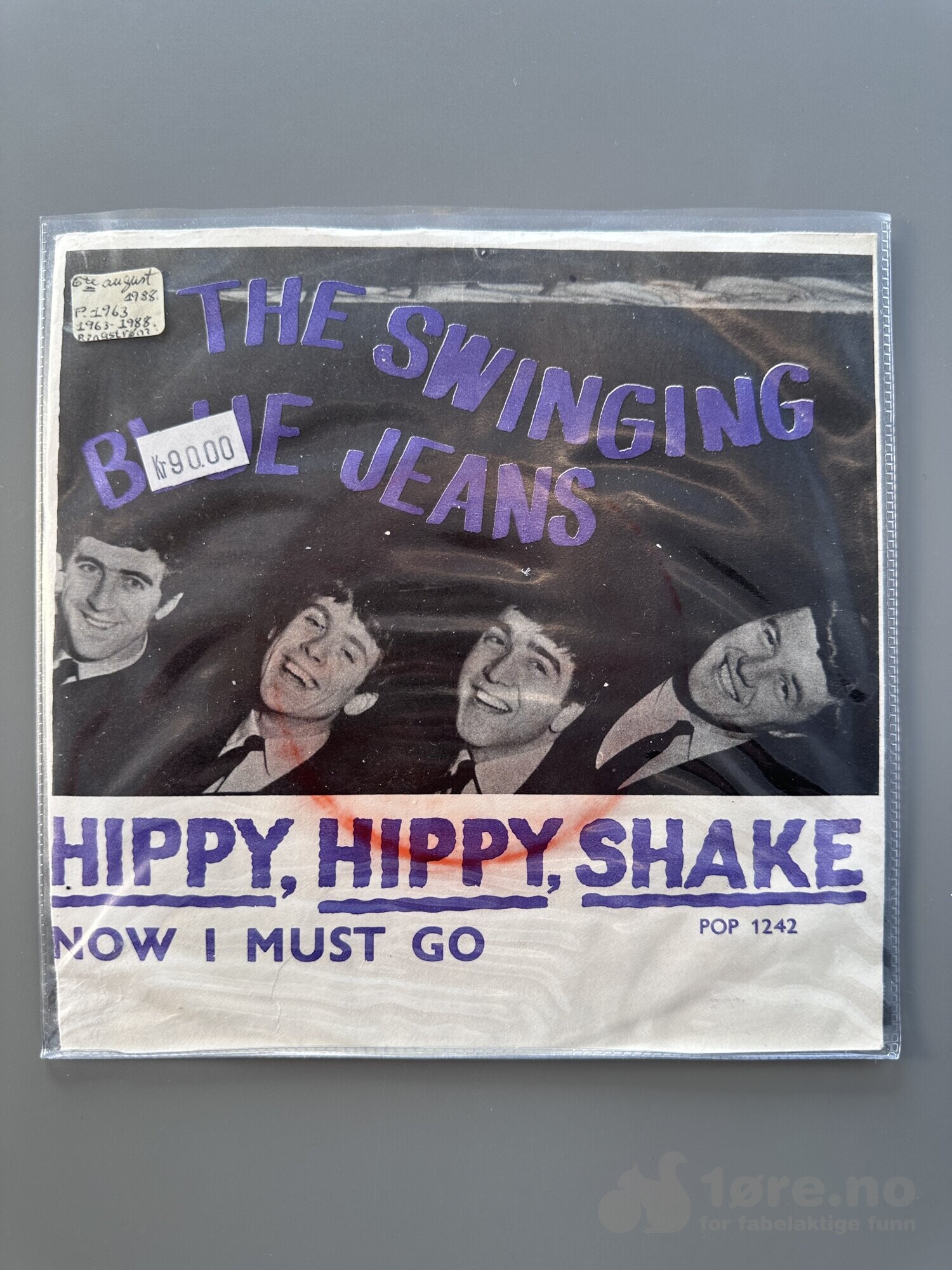 Singel - The swinging blue jeans - Hippy, Hippy, Shake