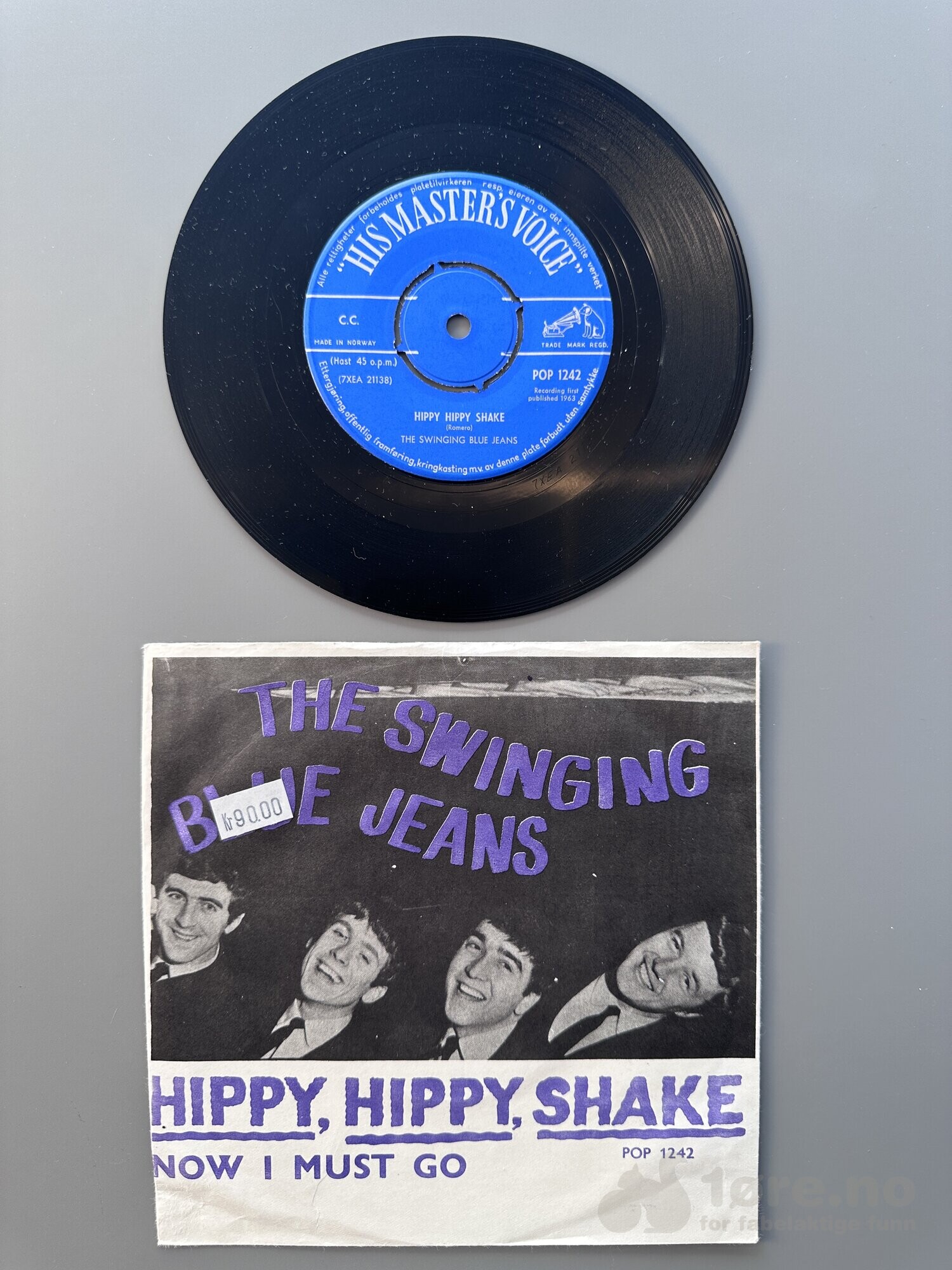 Singel - The swinging blue jeans - Hippy, Hippy, Shake, bilde 2