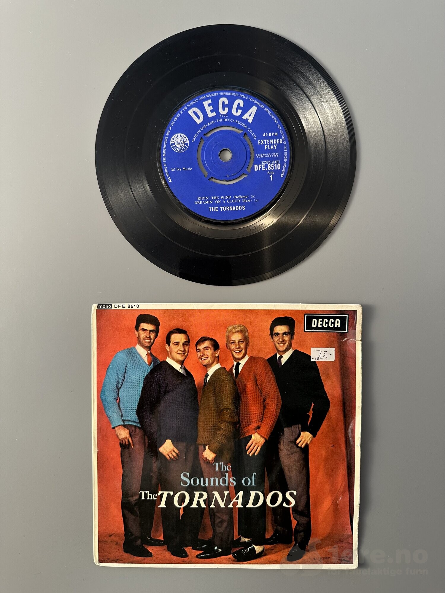 Singel - The Tornados - Ridin’ The Wind, bilde 2