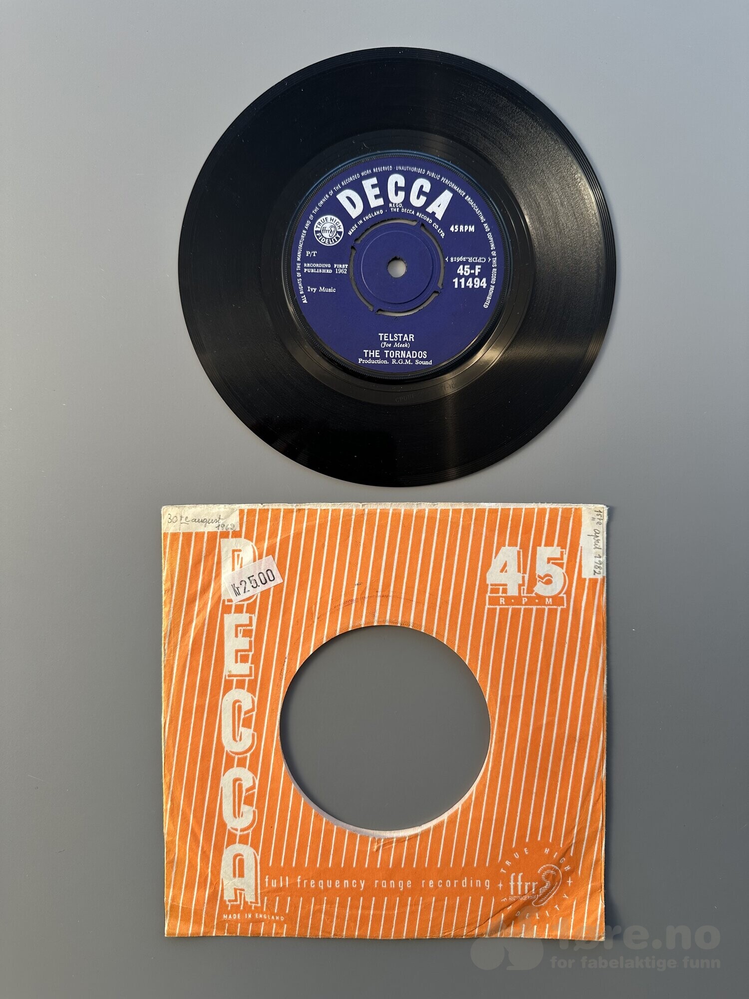 Singel - The Tornados- Telstar, bilde 2