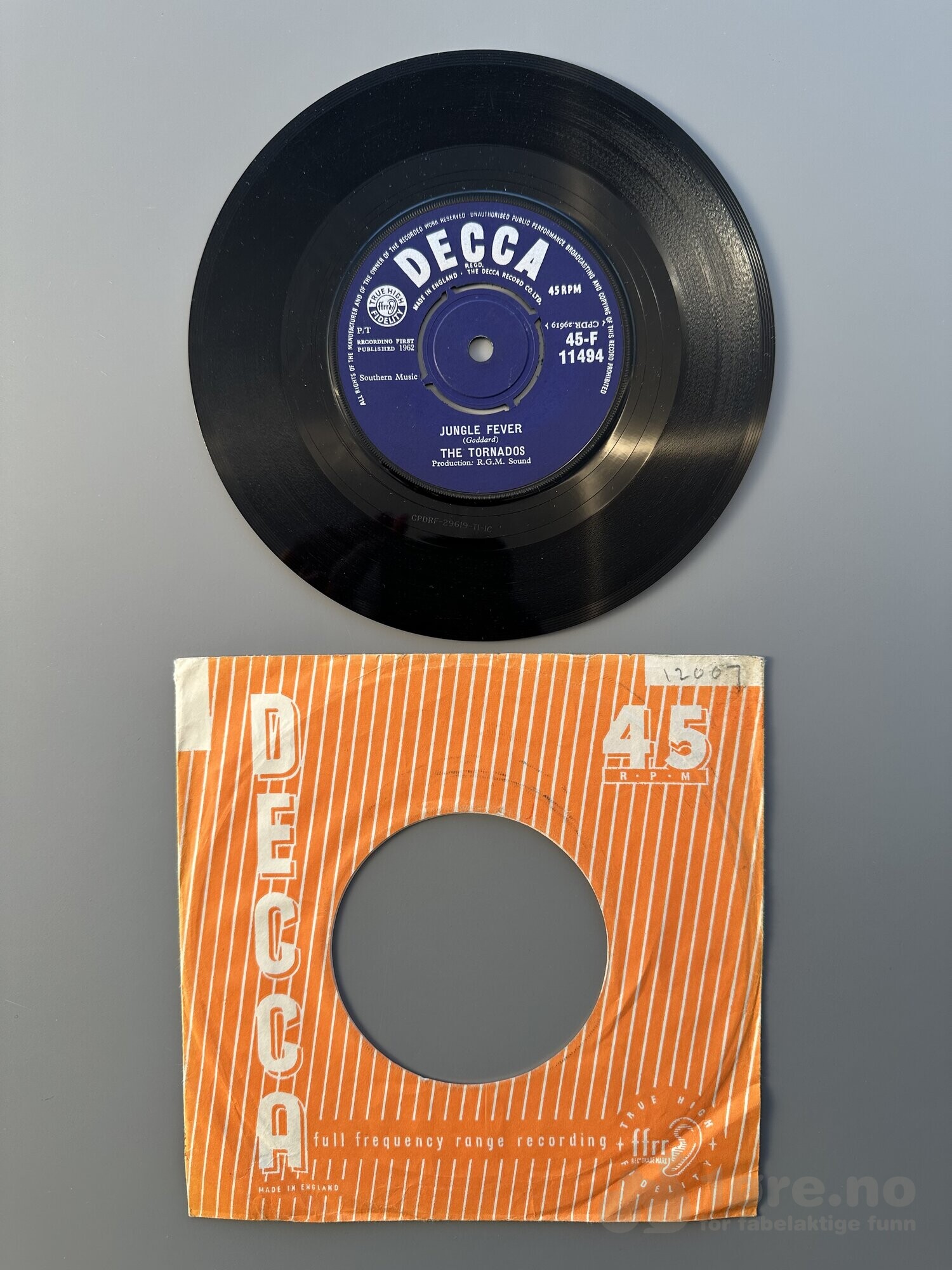 Singel - The Tornados- Telstar, bilde 3