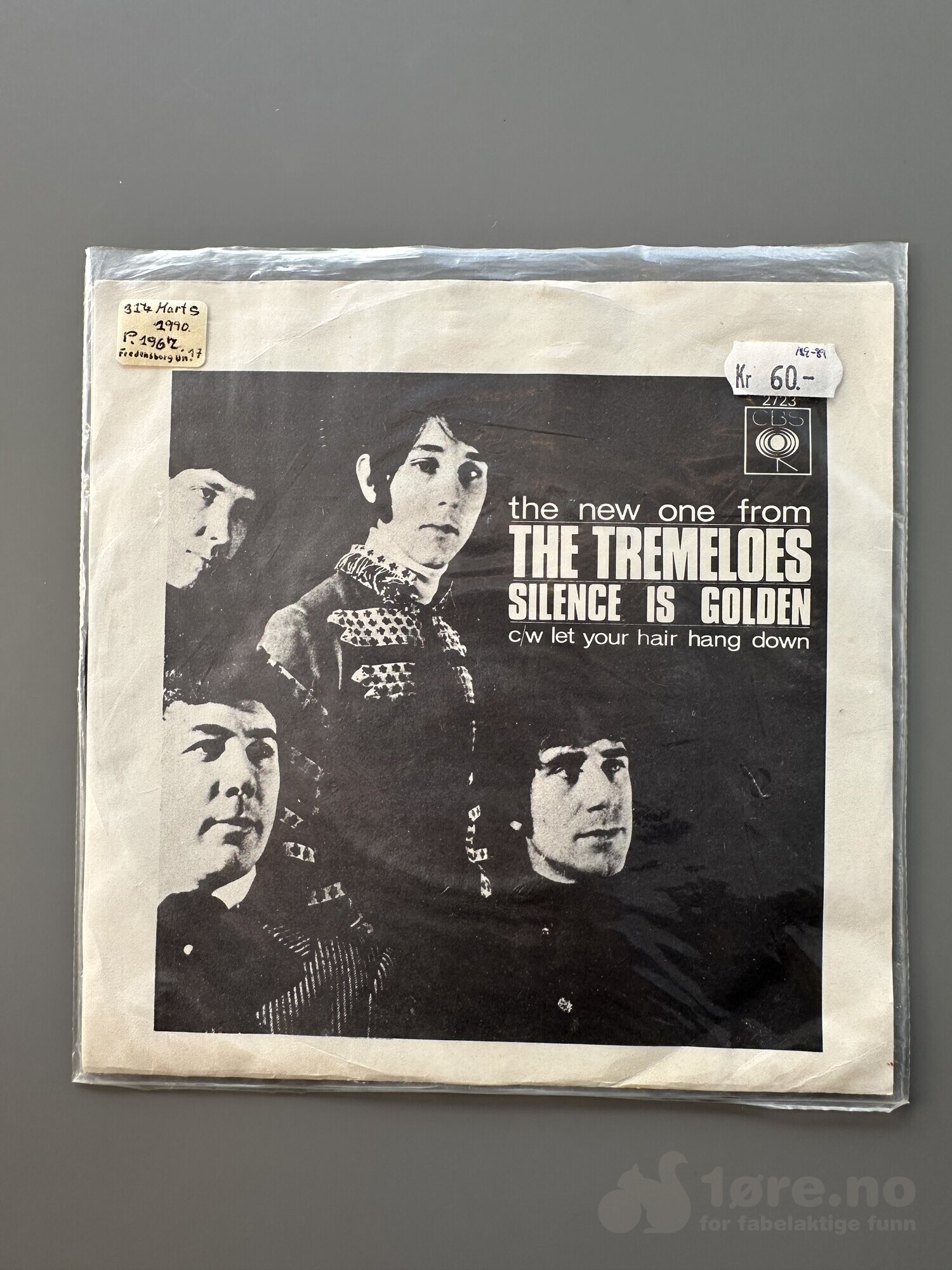 Singel - The Tremeloes - Silence Is Golden
