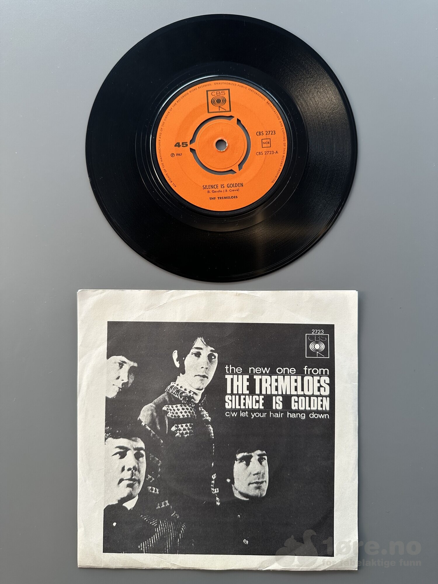 Singel - The Tremeloes - Silence Is Golden, bilde 2