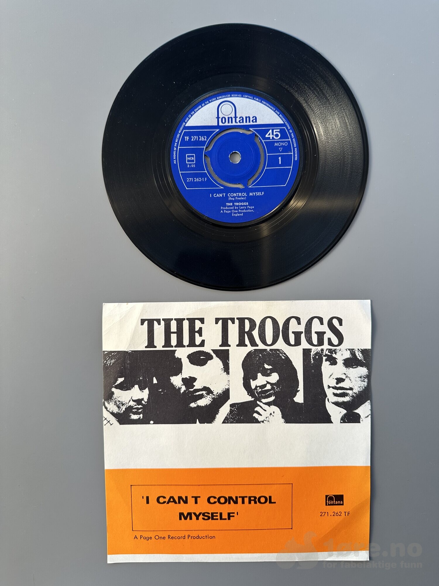 Singel- The Troggs- I Cant Control Myself, bilde 2