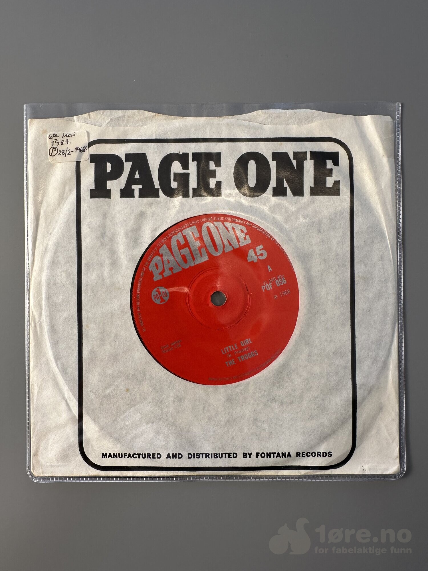 Singel - The Troggs - Little Girl