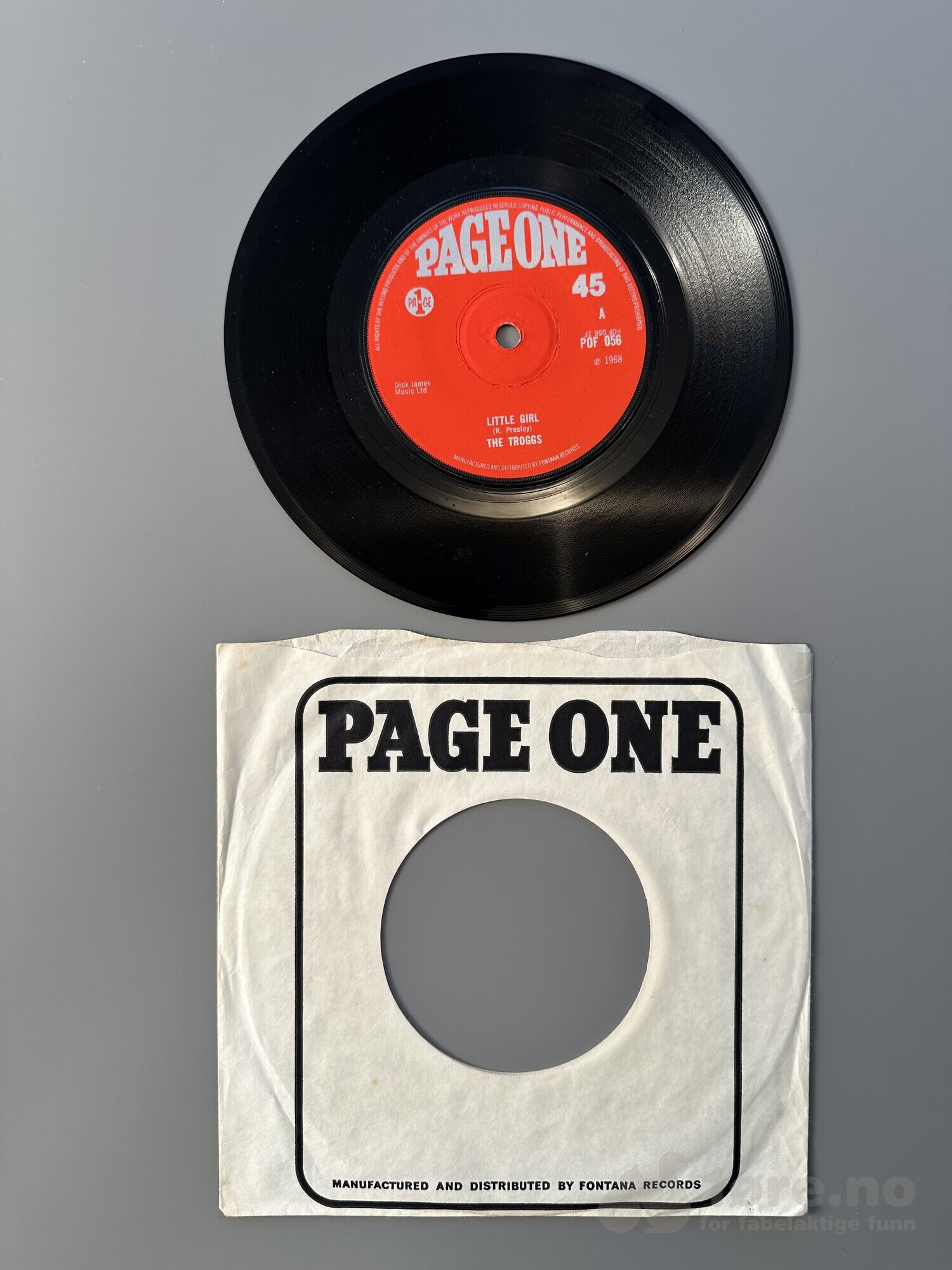 Singel - The Troggs - Little Girl, bilde 2