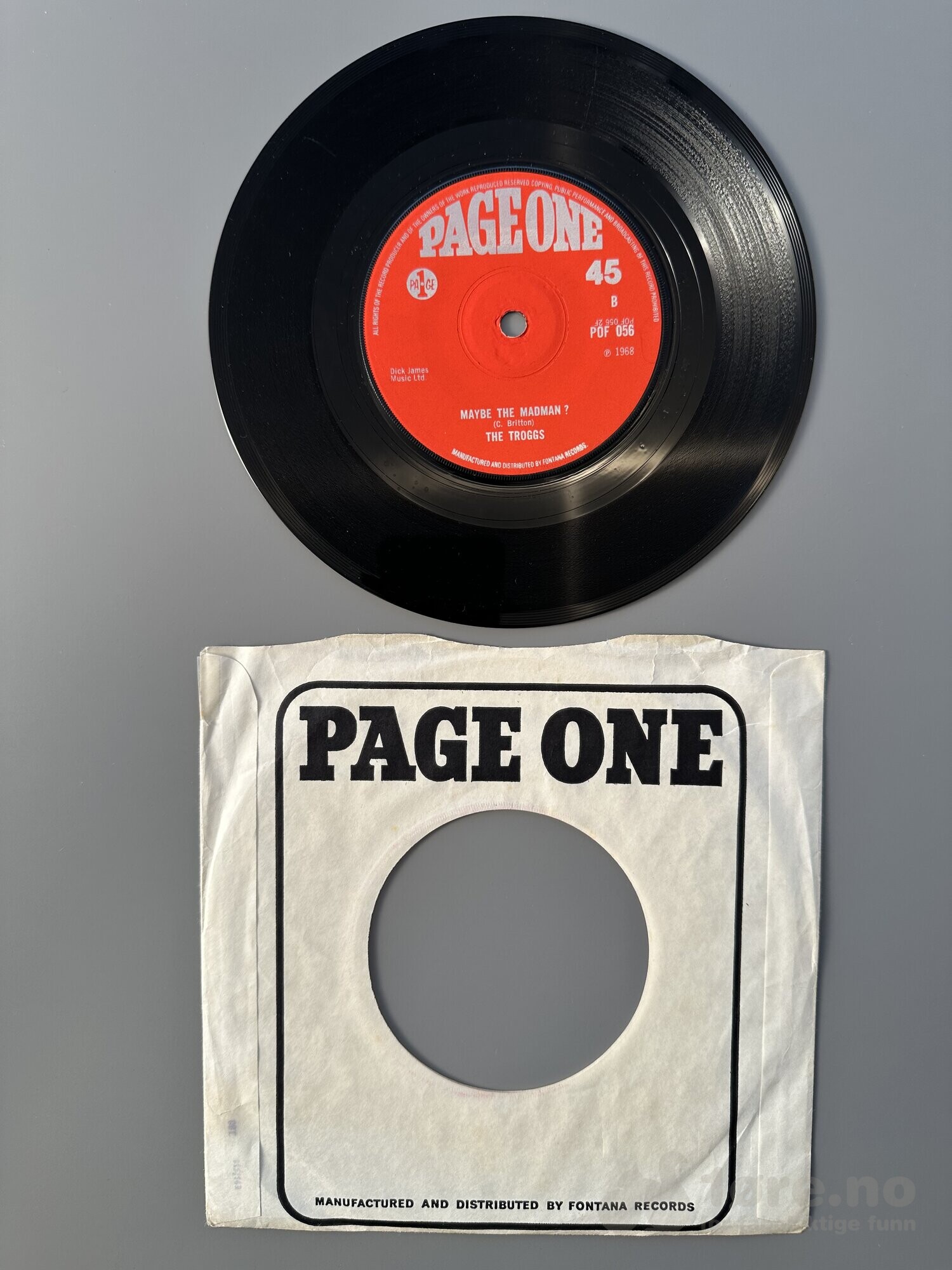 Singel - The Troggs - Little Girl, bilde 3