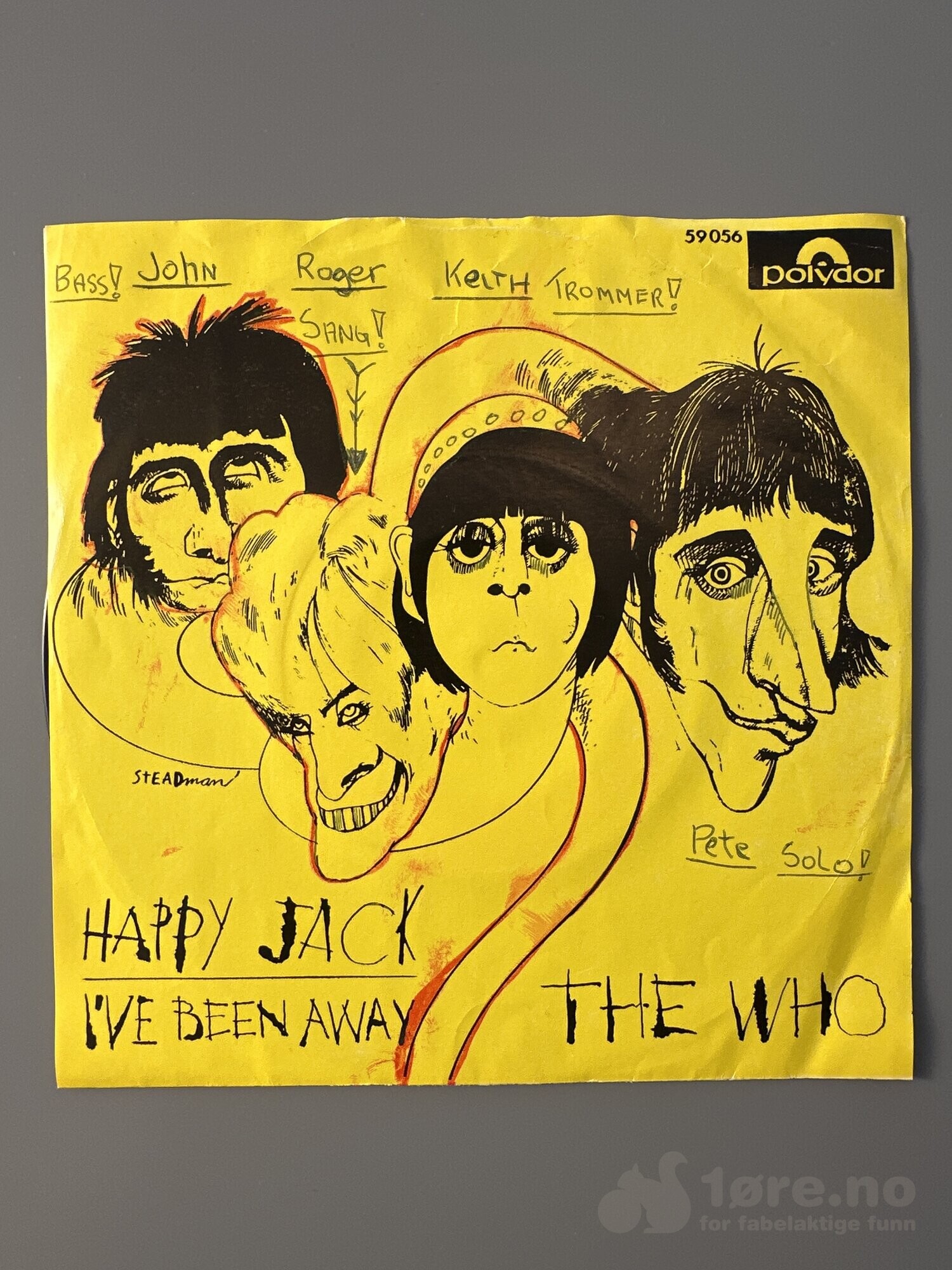 Singel - The Who - Happy Jack