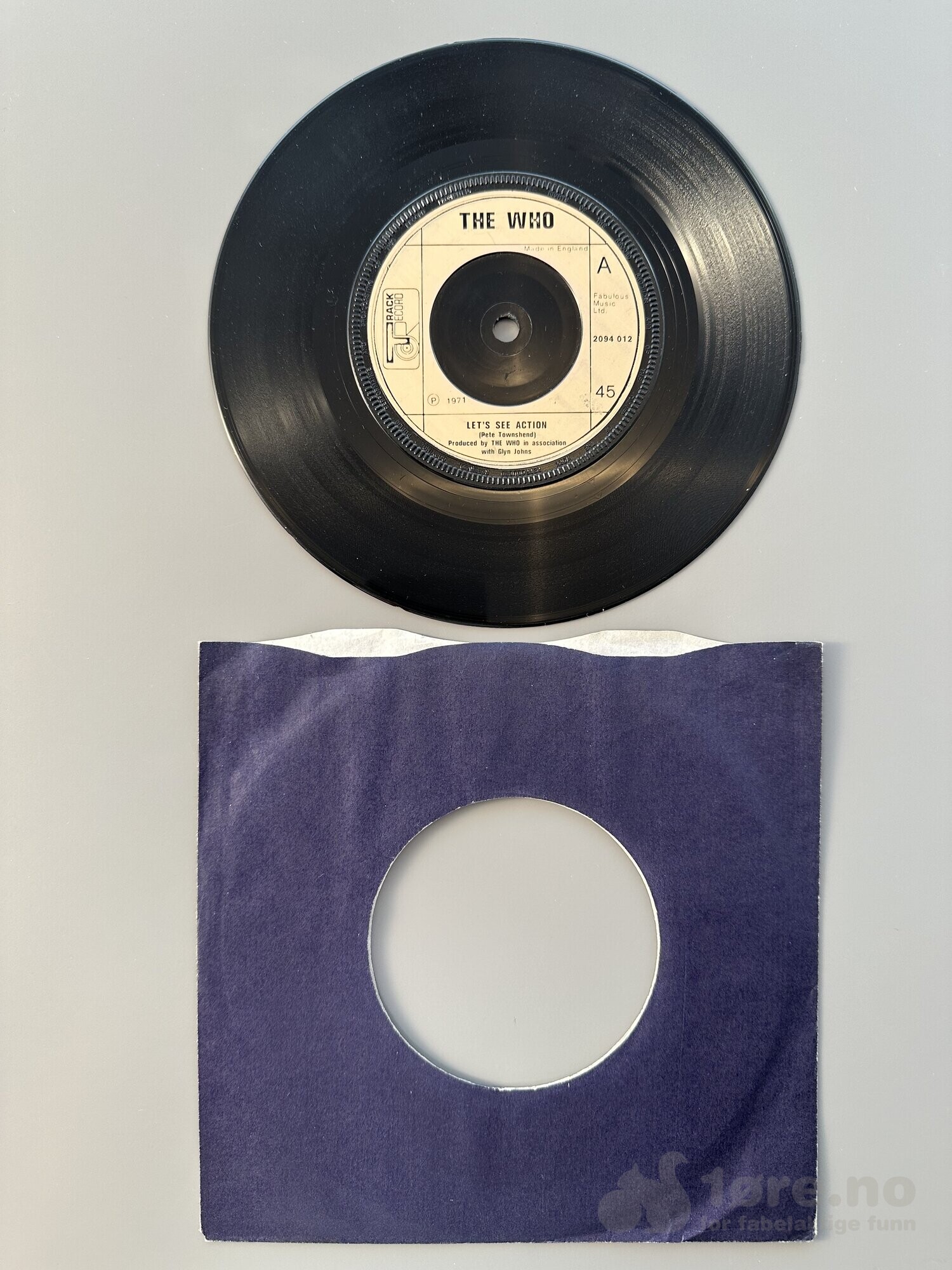 Singel - The Who - Let’s See Action, bilde 2