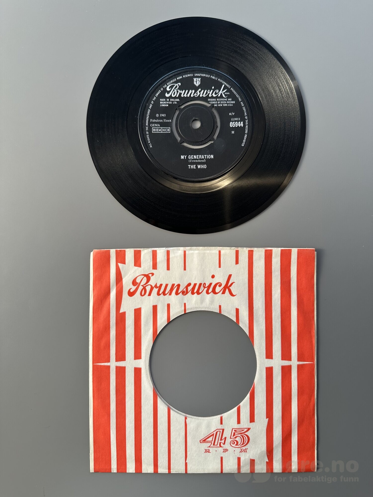 Singel - The Who - My Generation, bilde 3