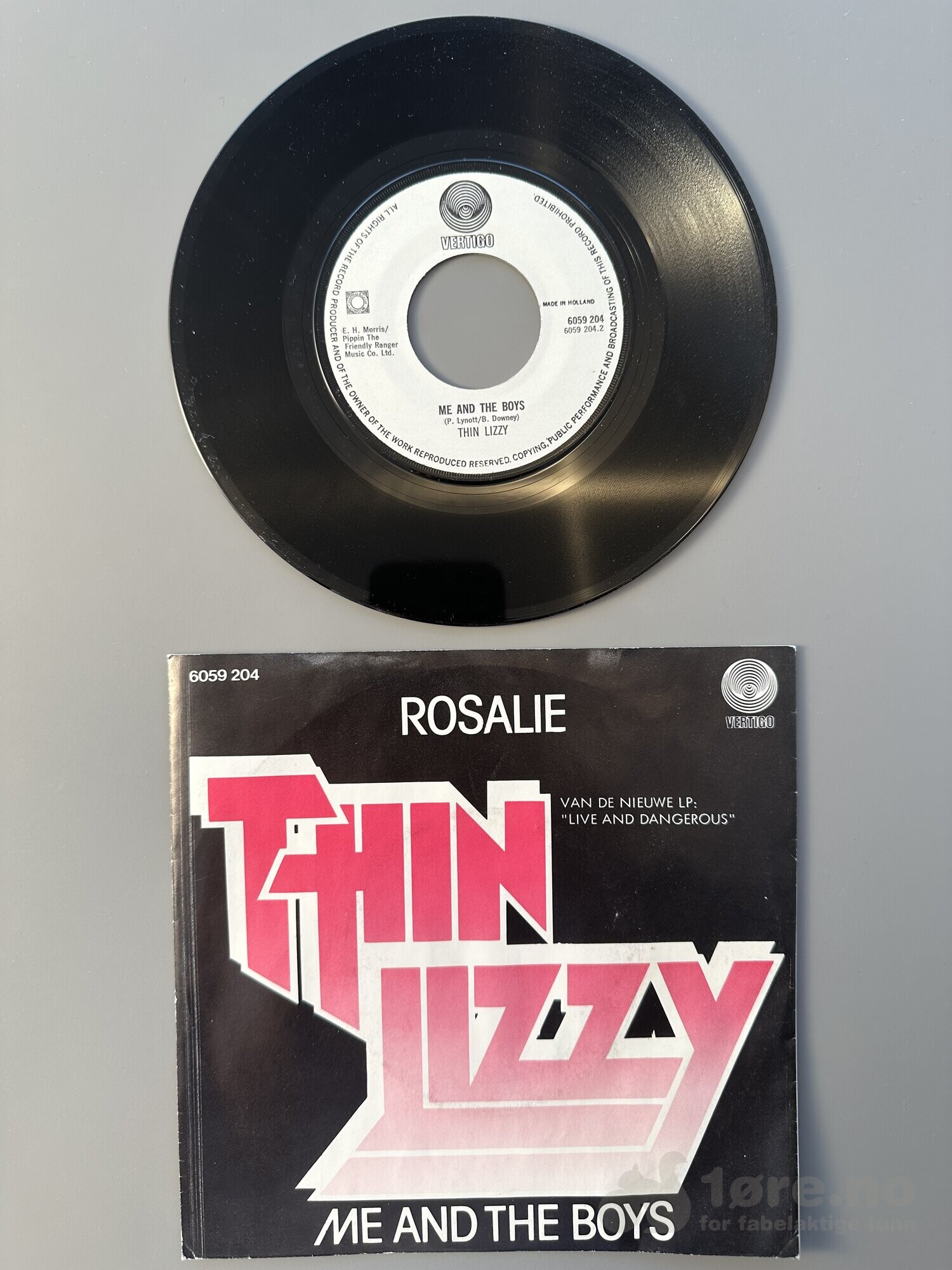 Singel- Thin Lizzy - Me and The Boys, bilde 3