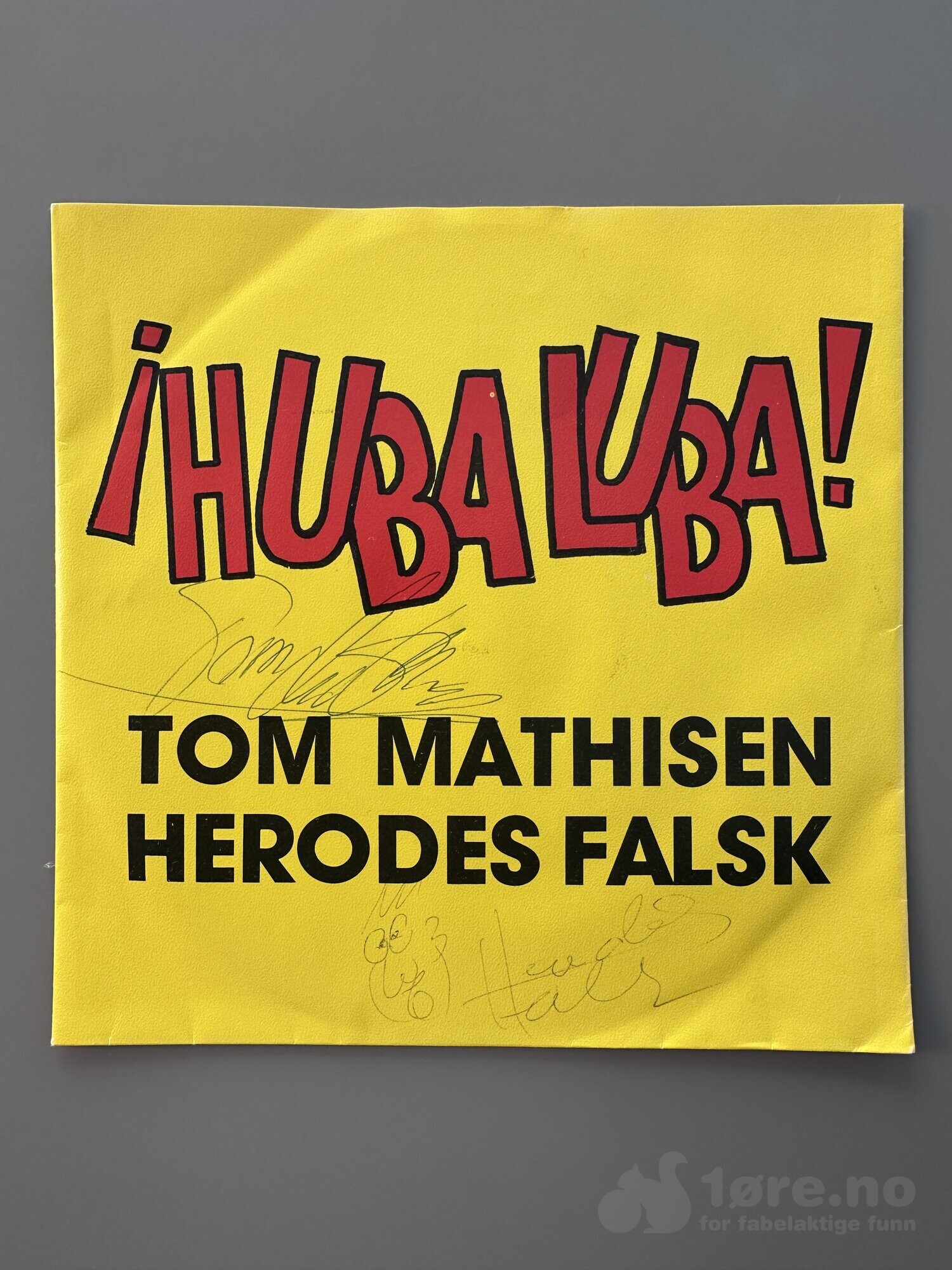 Singel - Tom Mathisen & Herodes Falsk - Huba Luba!