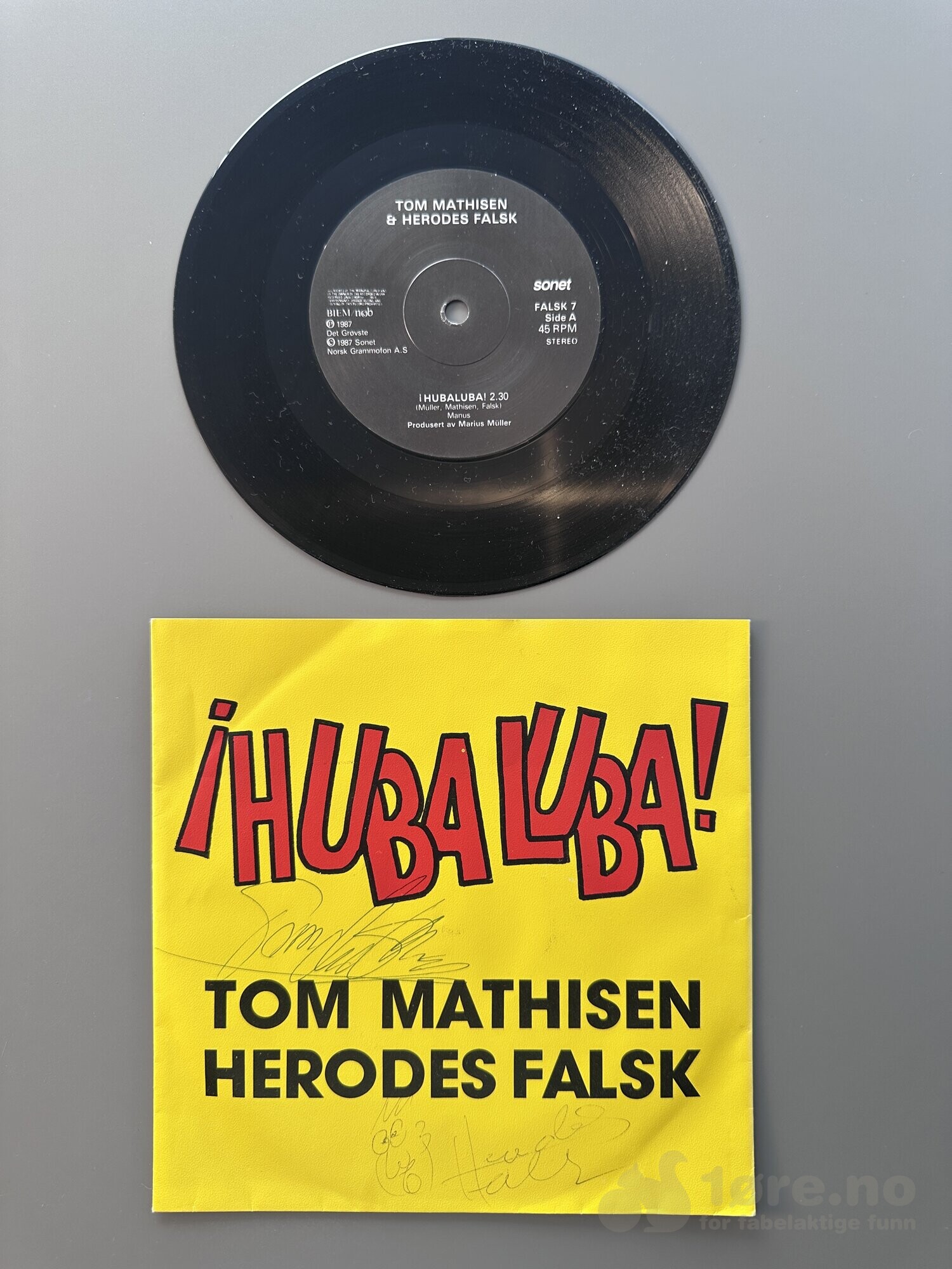 Singel - Tom Mathisen & Herodes Falsk - Huba Luba!, bilde 2
