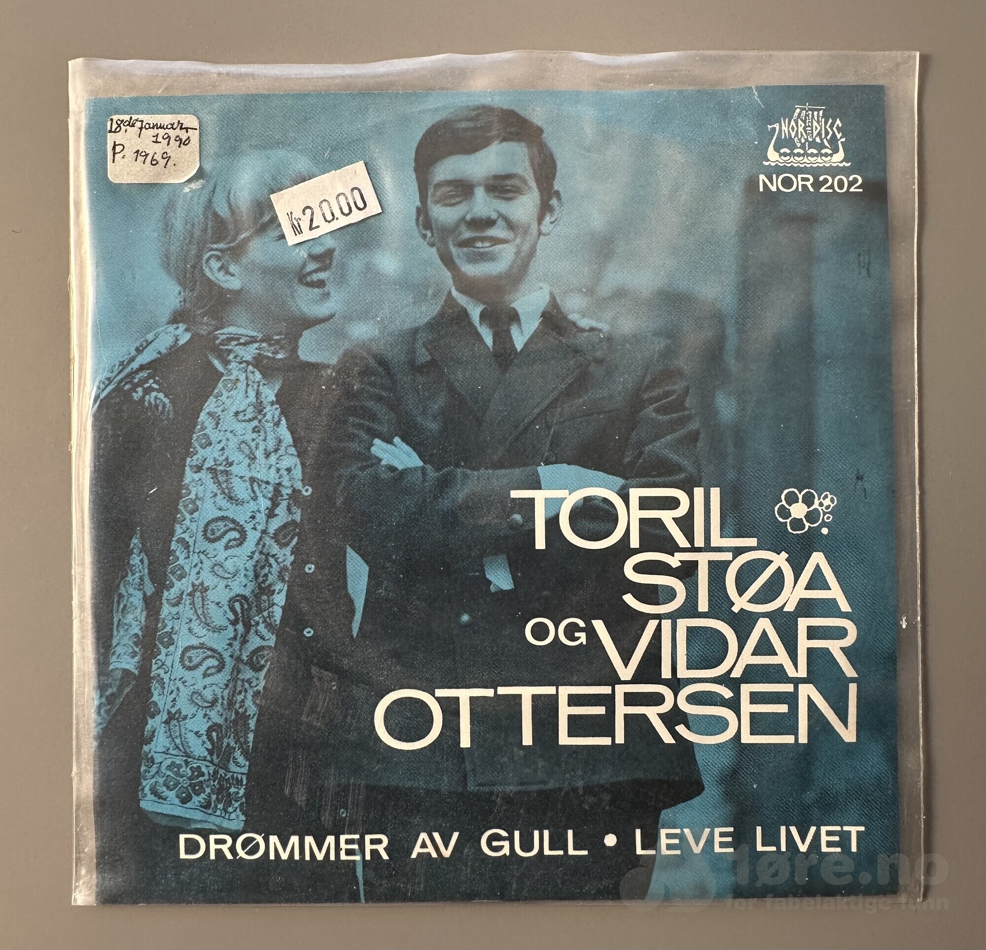 Singel - Toril Støa og Vidar Ottersen - Drømmer av gul