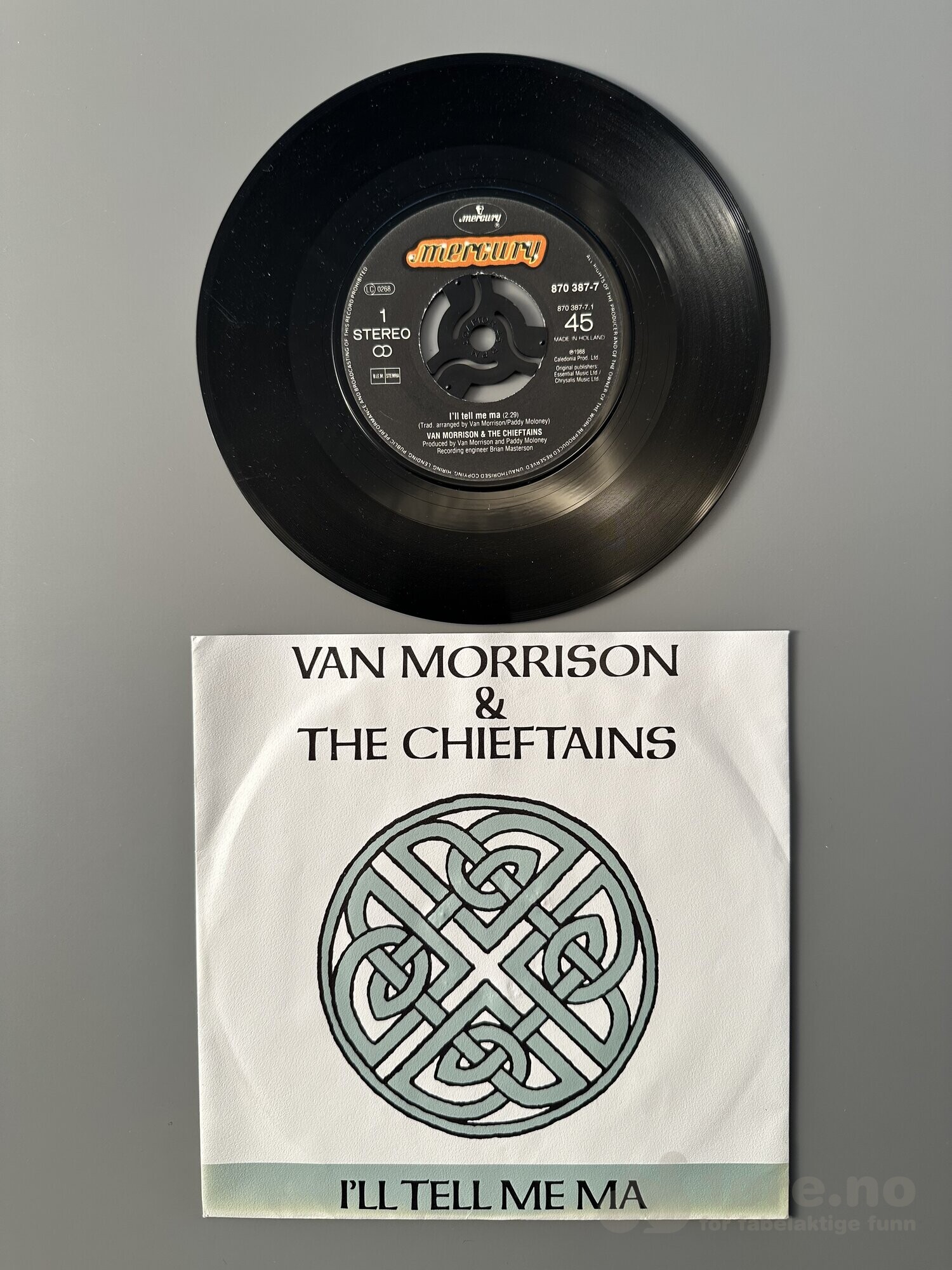 Singel - Van Morrison & The Chieftains - I’ll Tell Me Ma, bilde 2