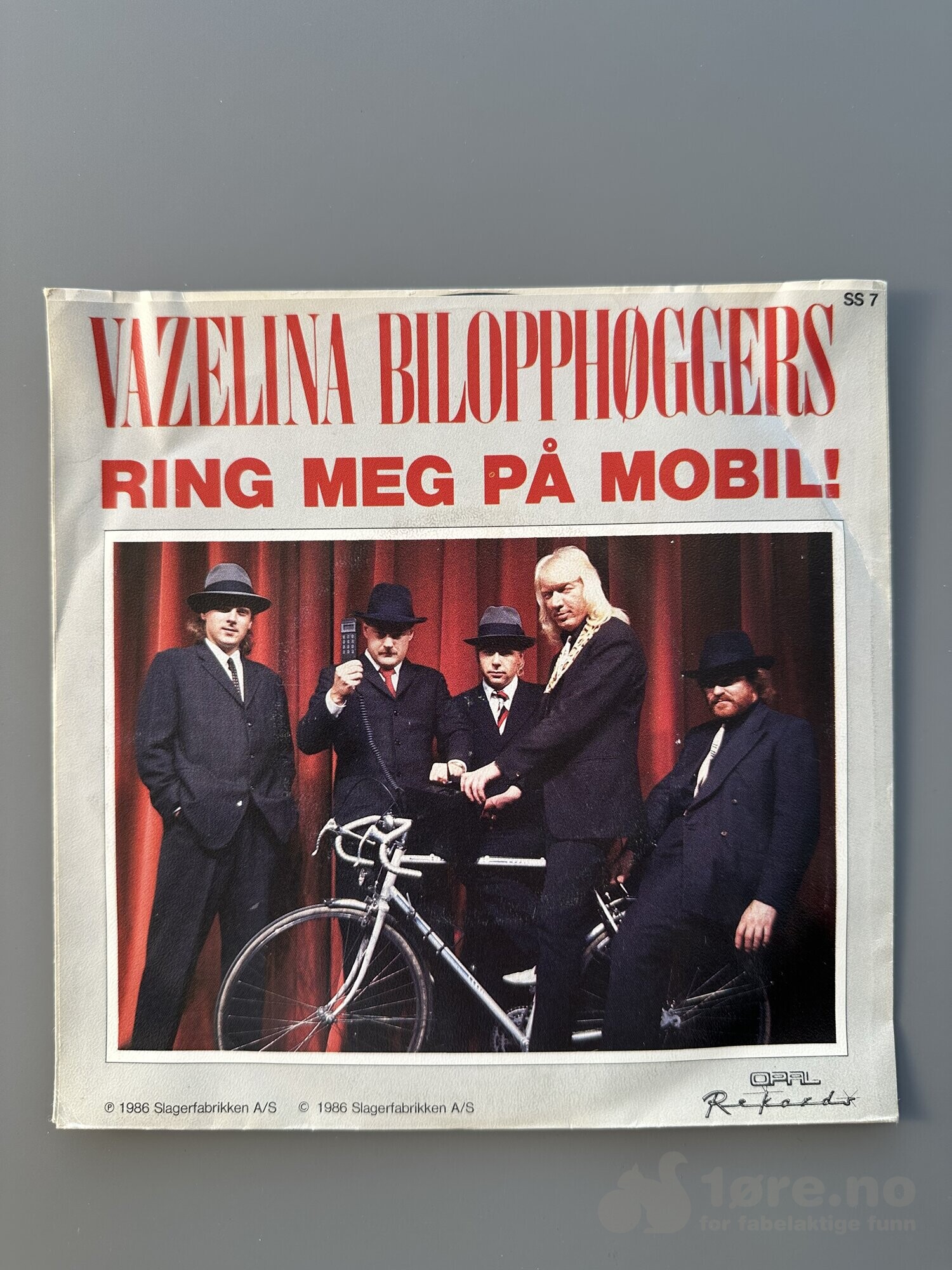 Singel - Vazelina Bilopphøggers - Ring meg på mobil