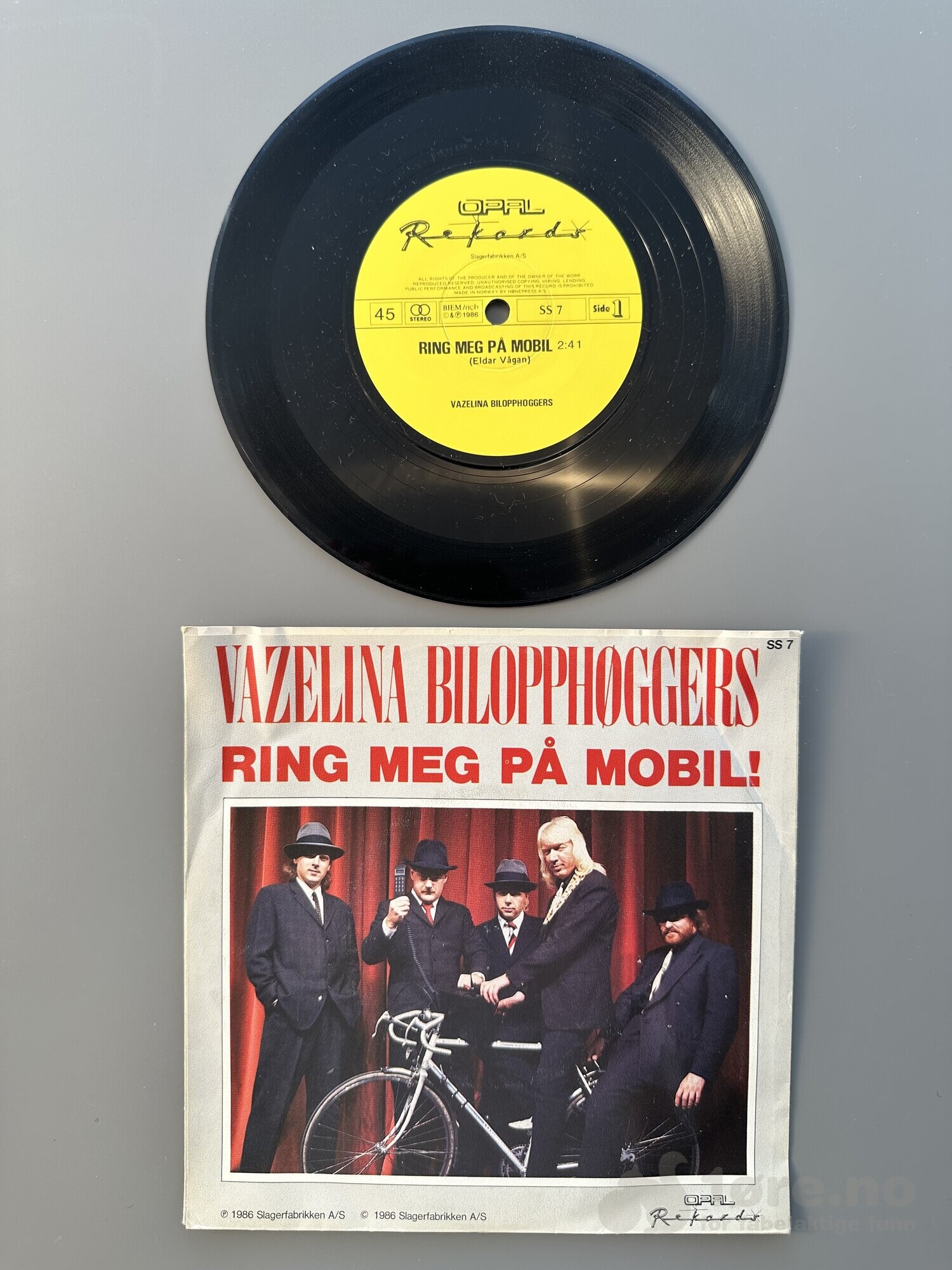 Singel - Vazelina Bilopphøggers - Ring meg på mobil, bilde 2