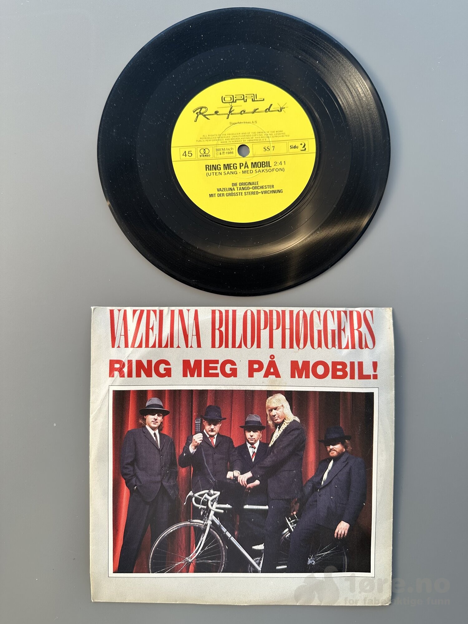 Singel - Vazelina Bilopphøggers - Ring meg på mobil, bilde 3